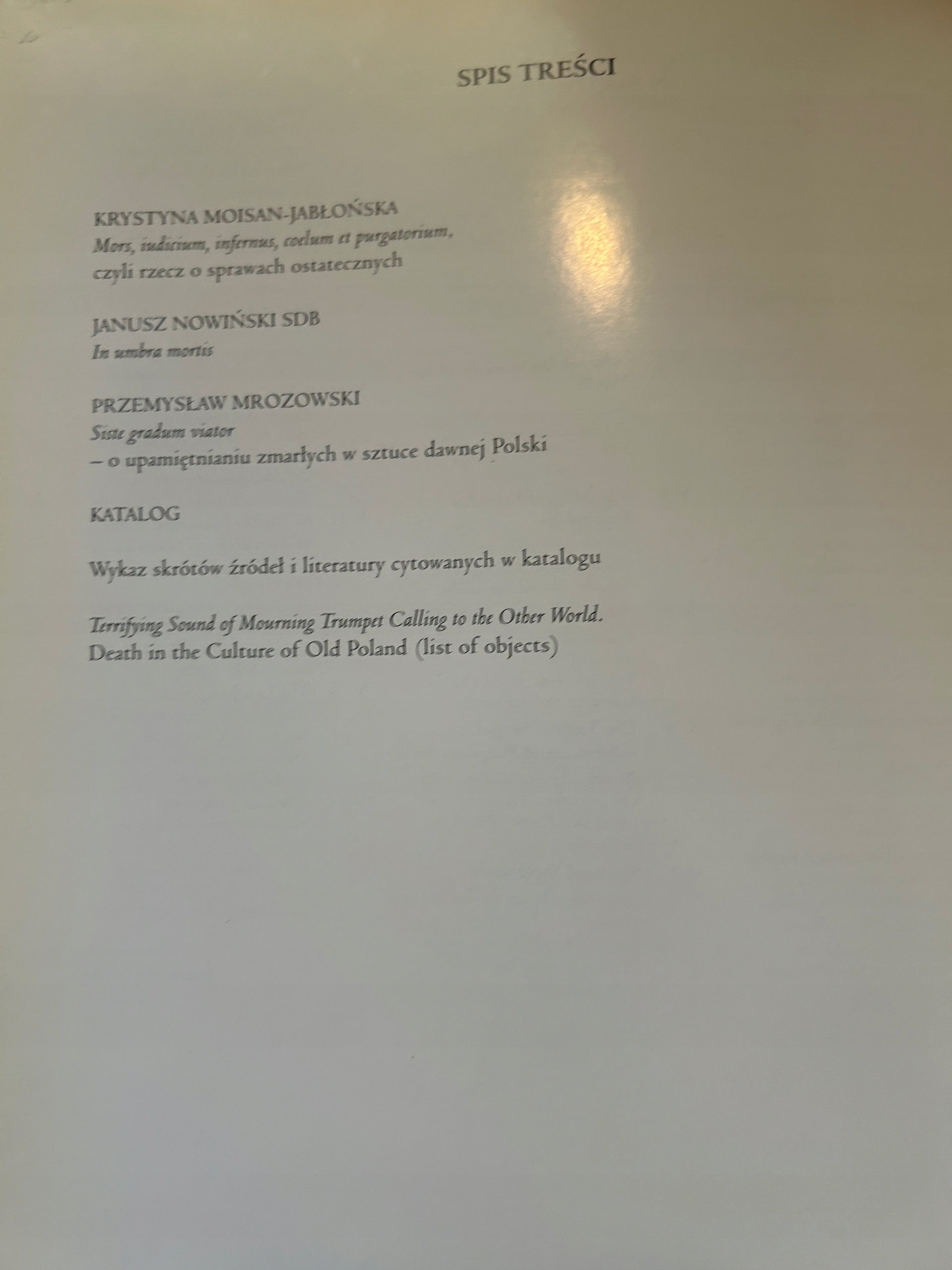 Śmierć w kulturze dawnej Polski od średniowiecza do końca XVIII wieku