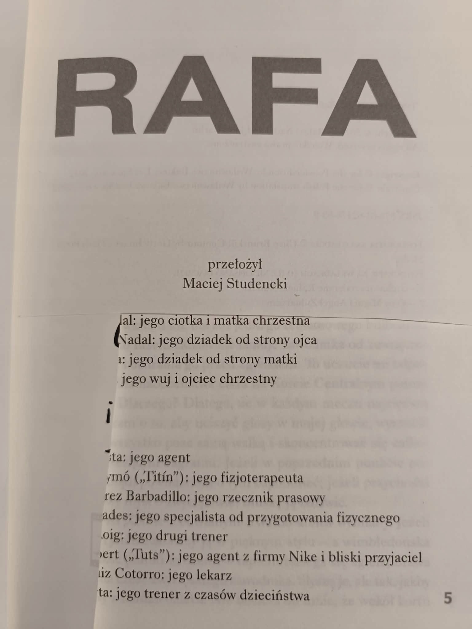 Rafa. John Carlin, Rafael Nadal