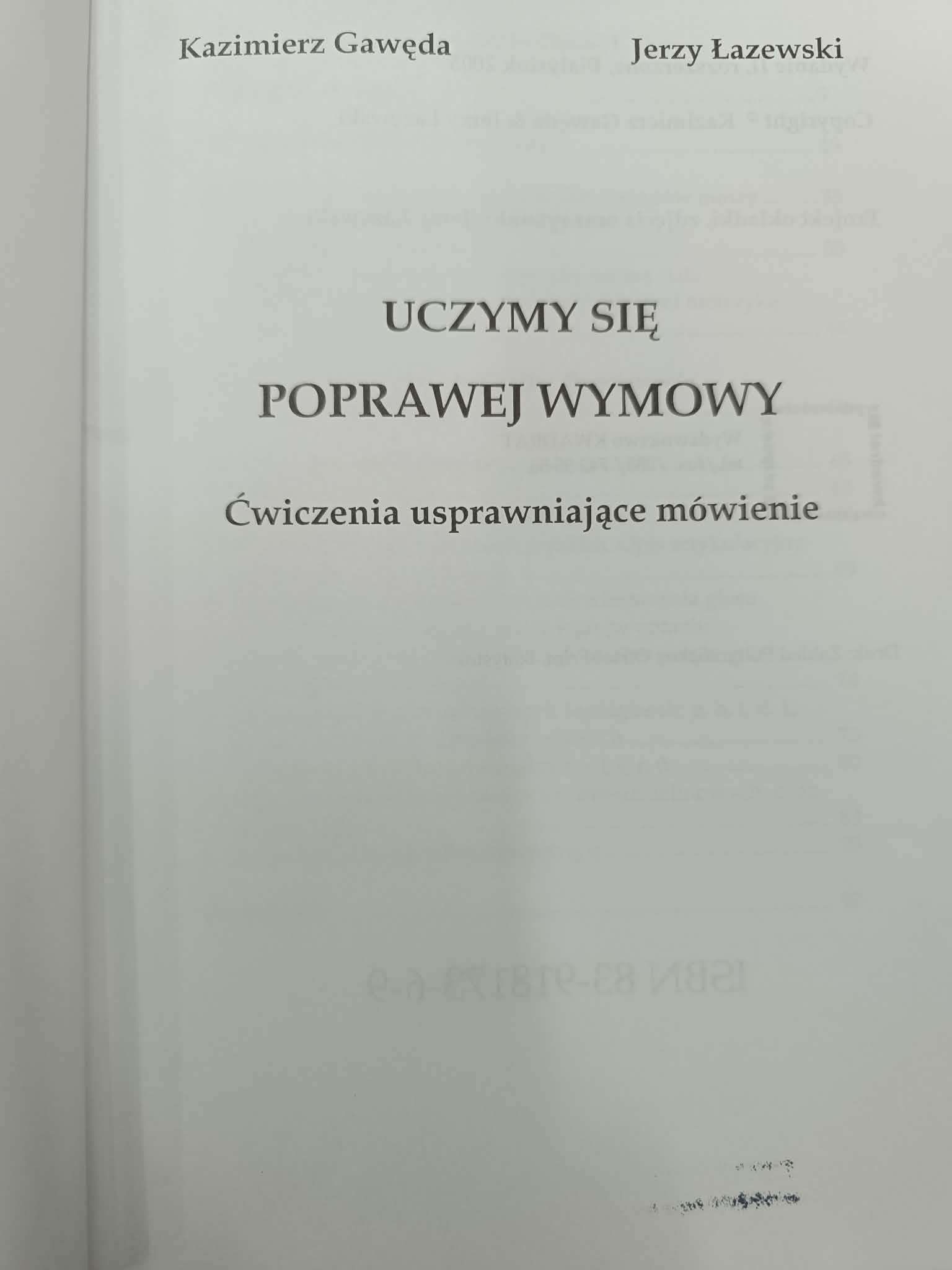 Uczymy się poprawnej wymowy, Gawęda, Łazewski