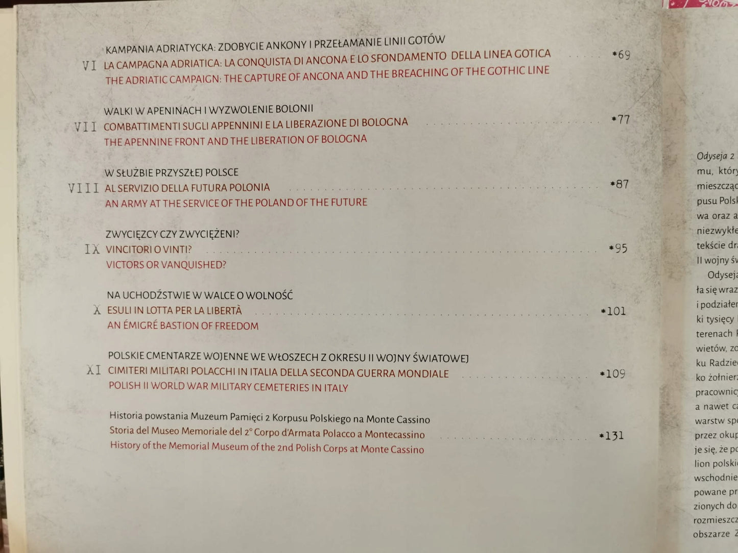 Odyseja 2 korpusu polskiego, Muzeum Pamięci