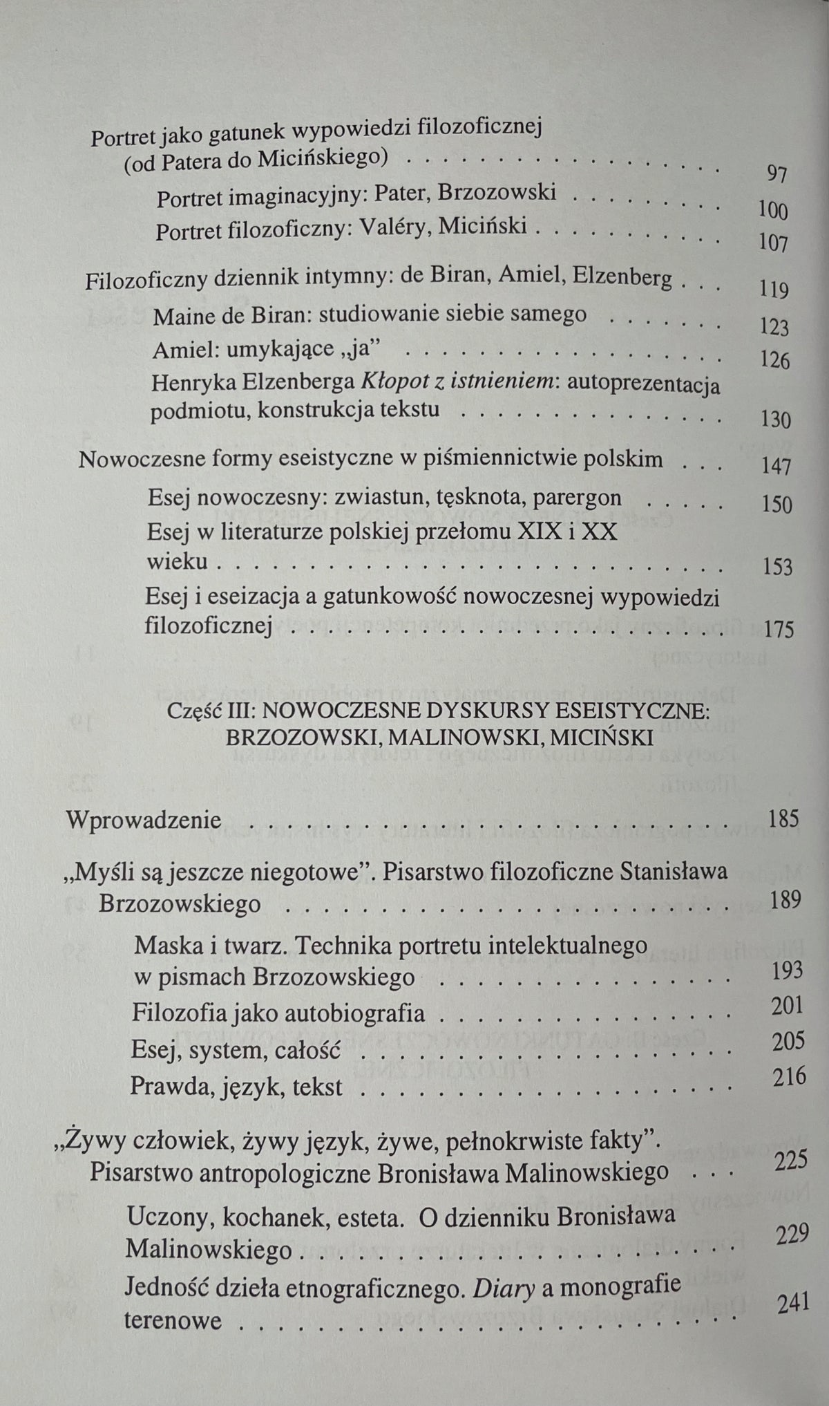 Nowoczesna eseistyka filozoficzna w piśmiennictwie polskim...