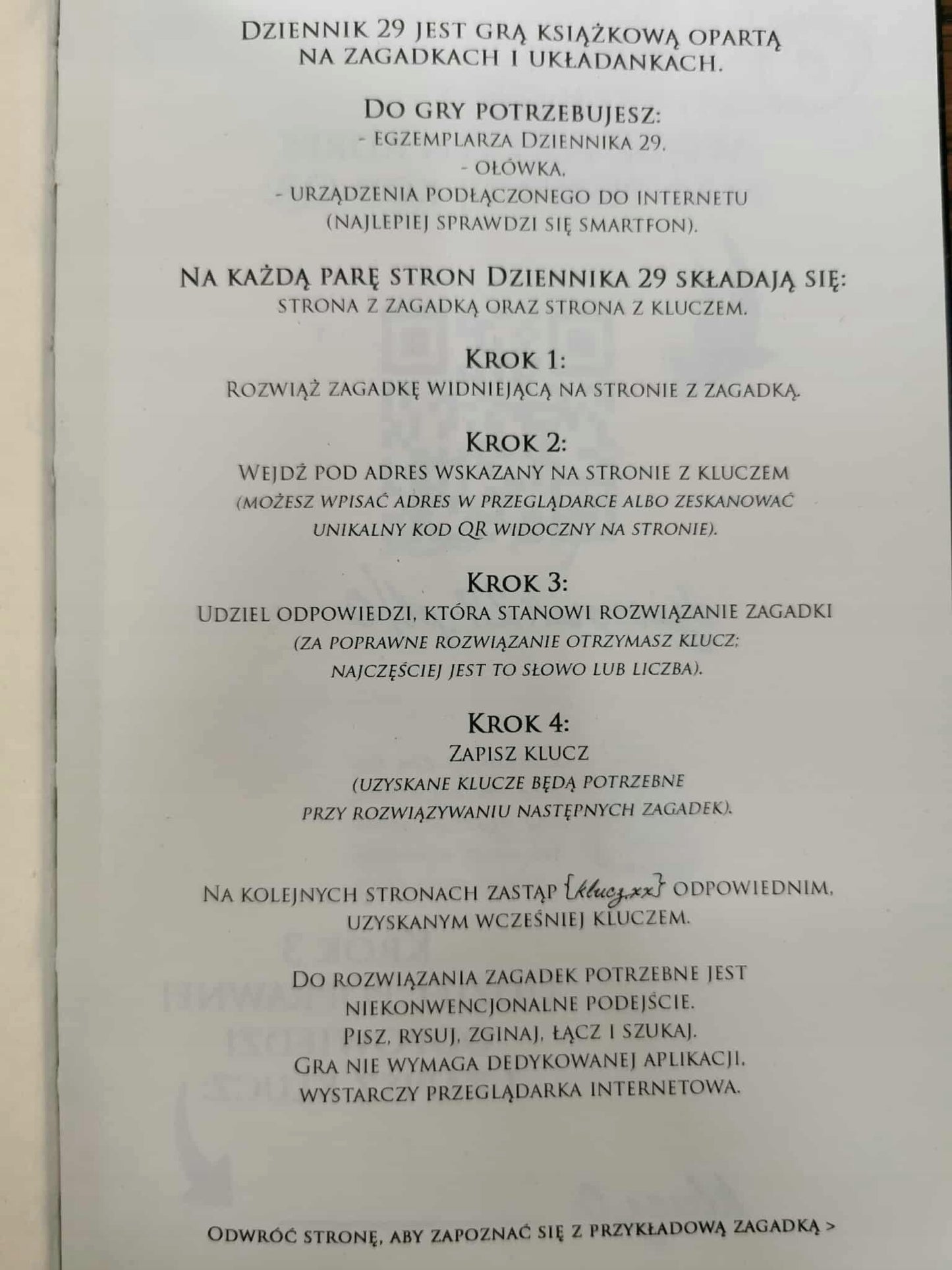 DZIENNIK 29. INTERAKTYWNA GRA KSIĄŻKOWA, DIMITRIS CHASSAPAKIS