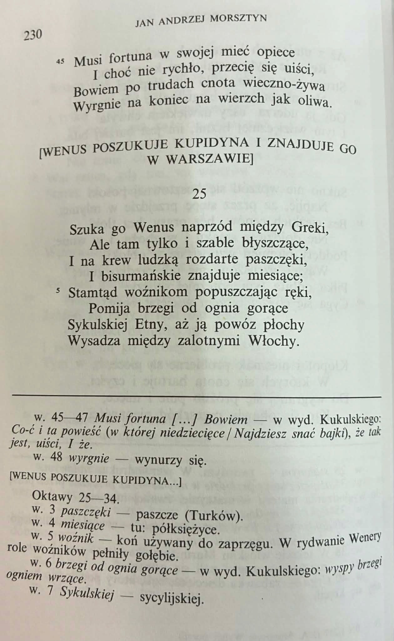 Wybór poezji Jan Andrzej Morsztyn [Biblioteka Narodowa]