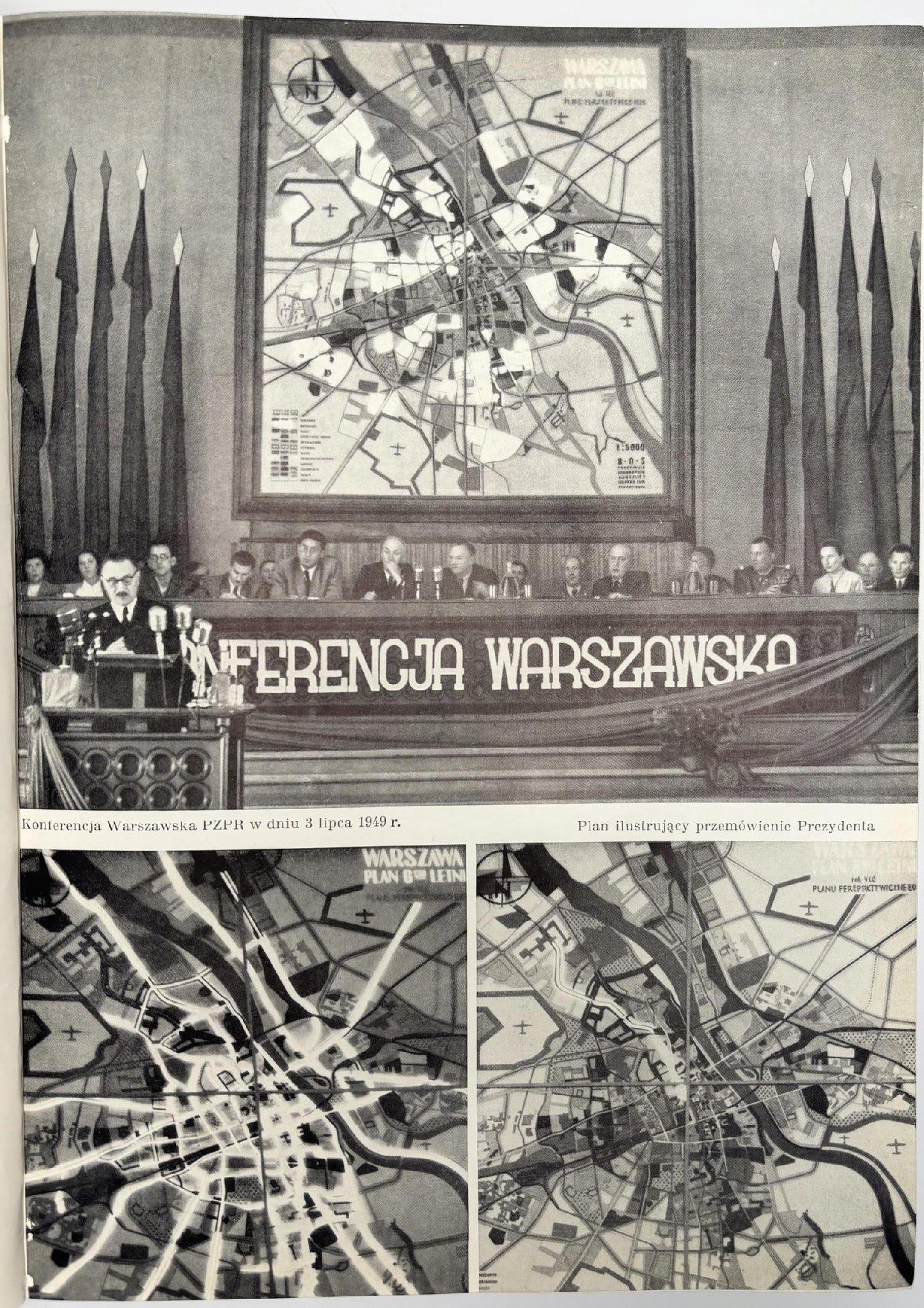 Bierut Bolesław - Sześcioletni plan odbudowy Warszawy