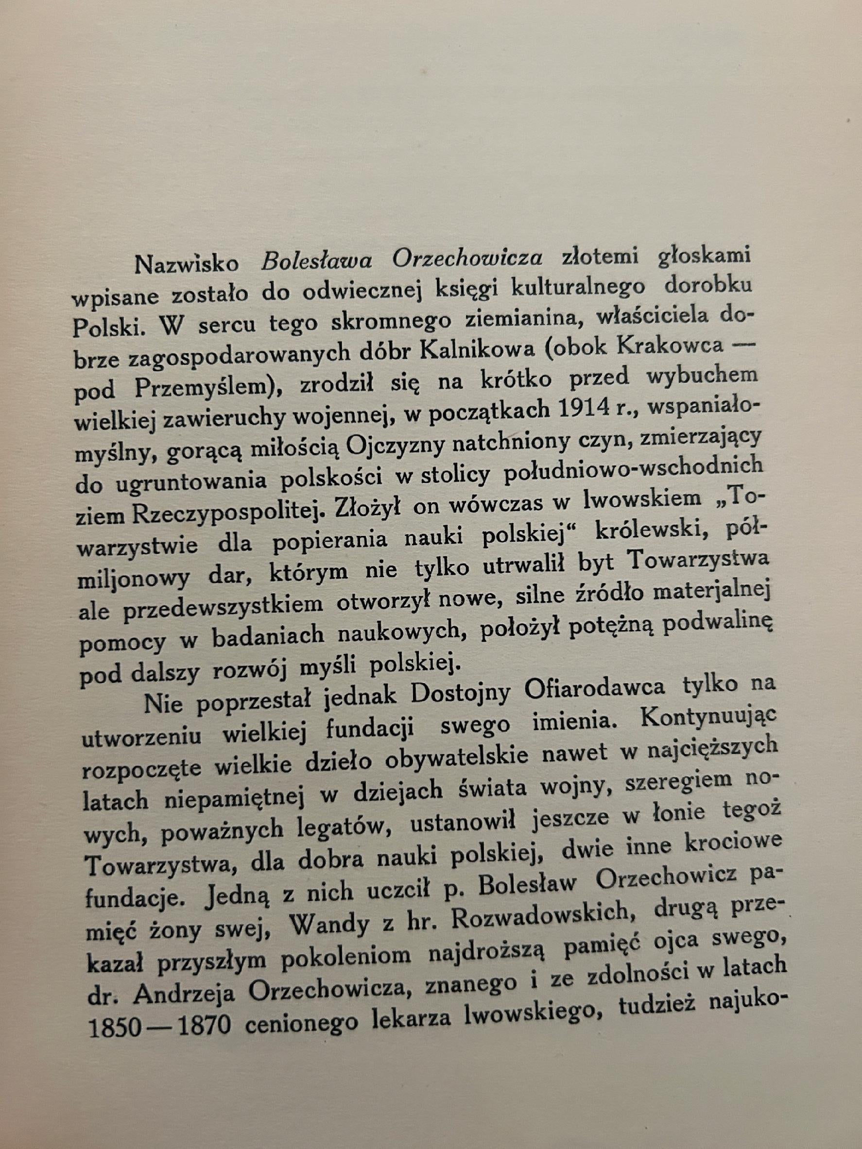 Zbiory Bolesława Orzechowicza -opisał Karol Badecki [egzemplarz specjalny]