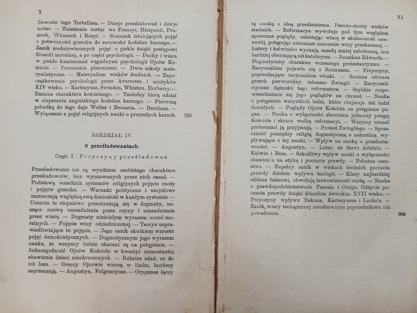 Dzieje wolnej myśli w Europie W. E. H. Lecky [wydanie z roku 1908]