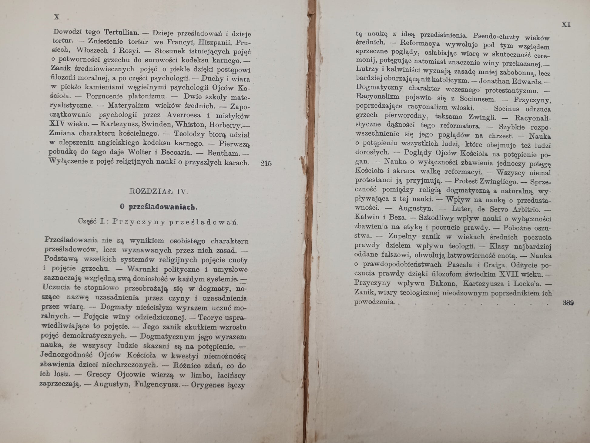 Dzieje wolnej myśli w Europie W. E. H. Lecky [wydanie z roku 1908]