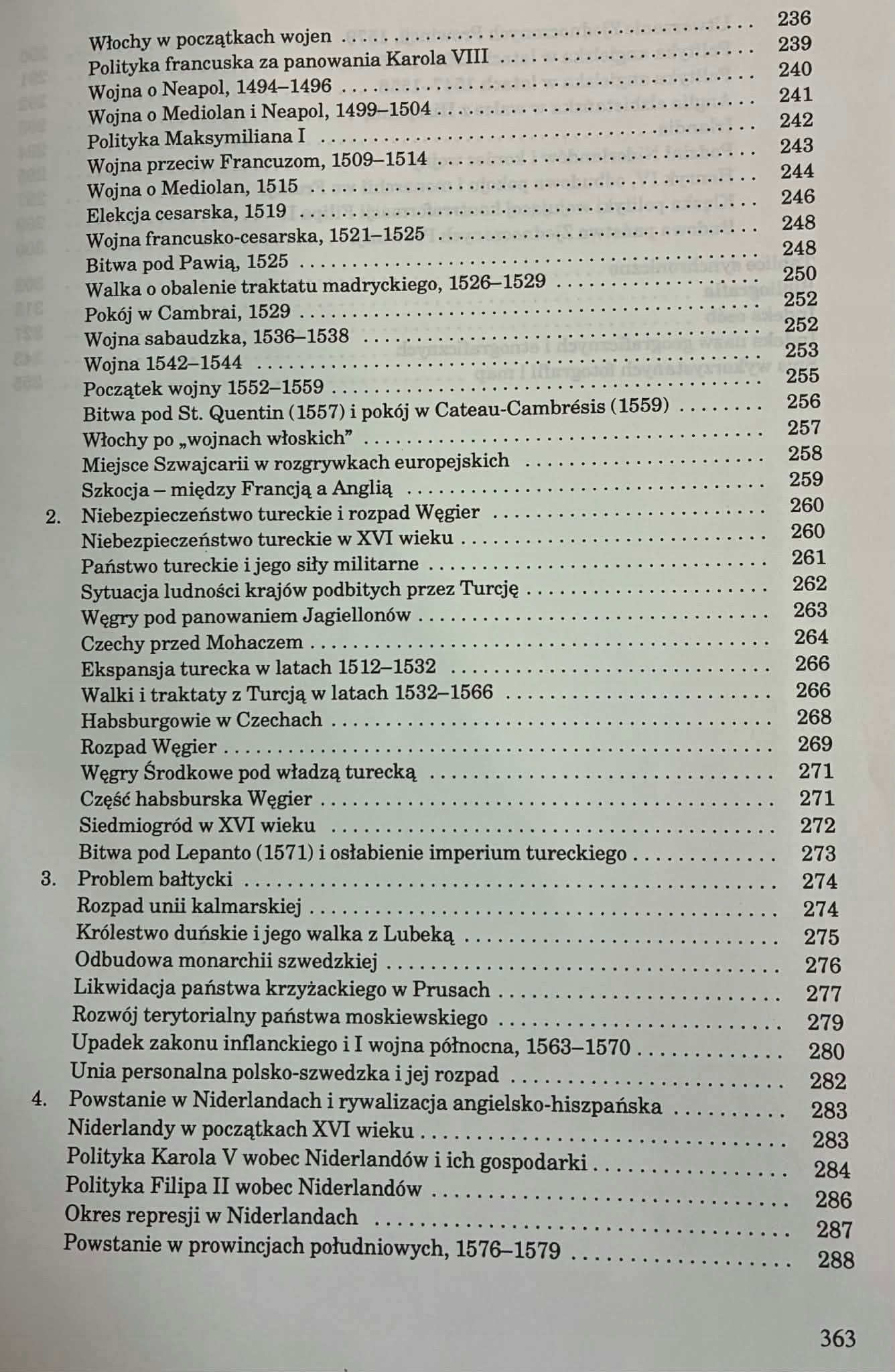 Historia powszechna Wiek XVI Andrzej Wyczański