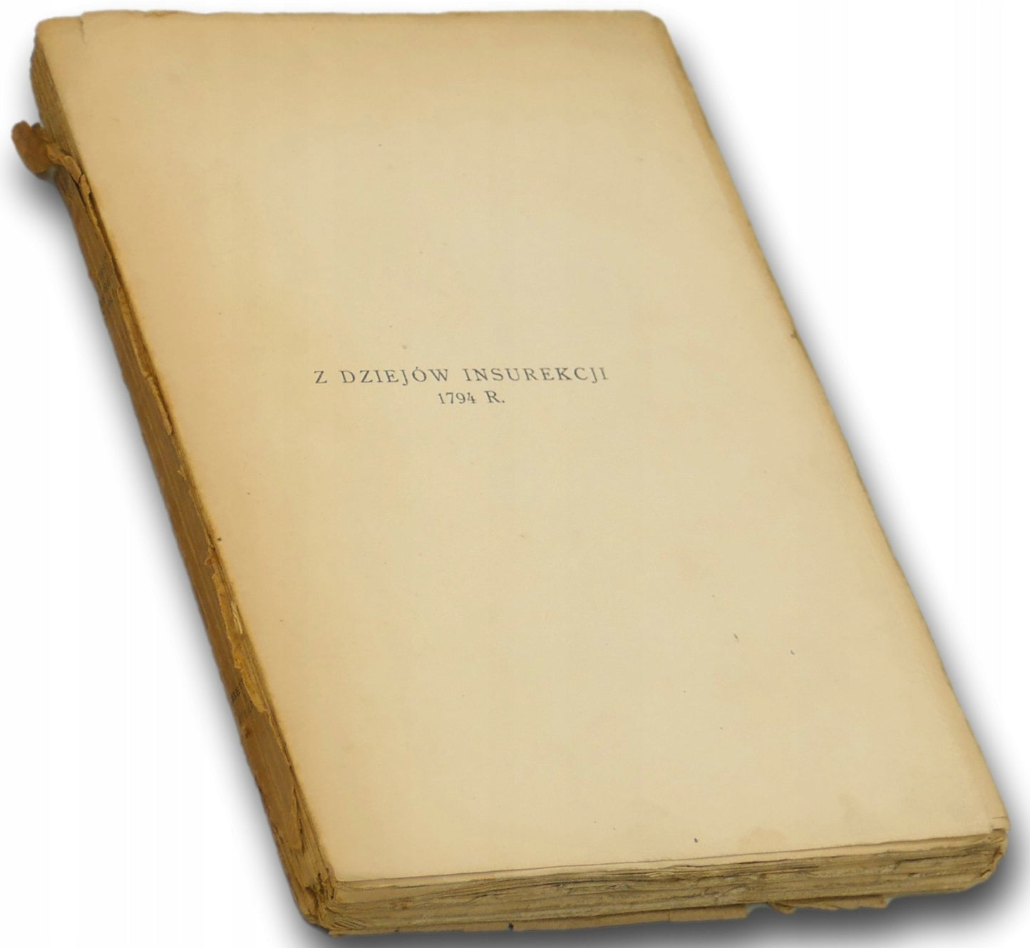 Z dziejów insurekcji, 1794 r., Adam Skałkowski [1926]