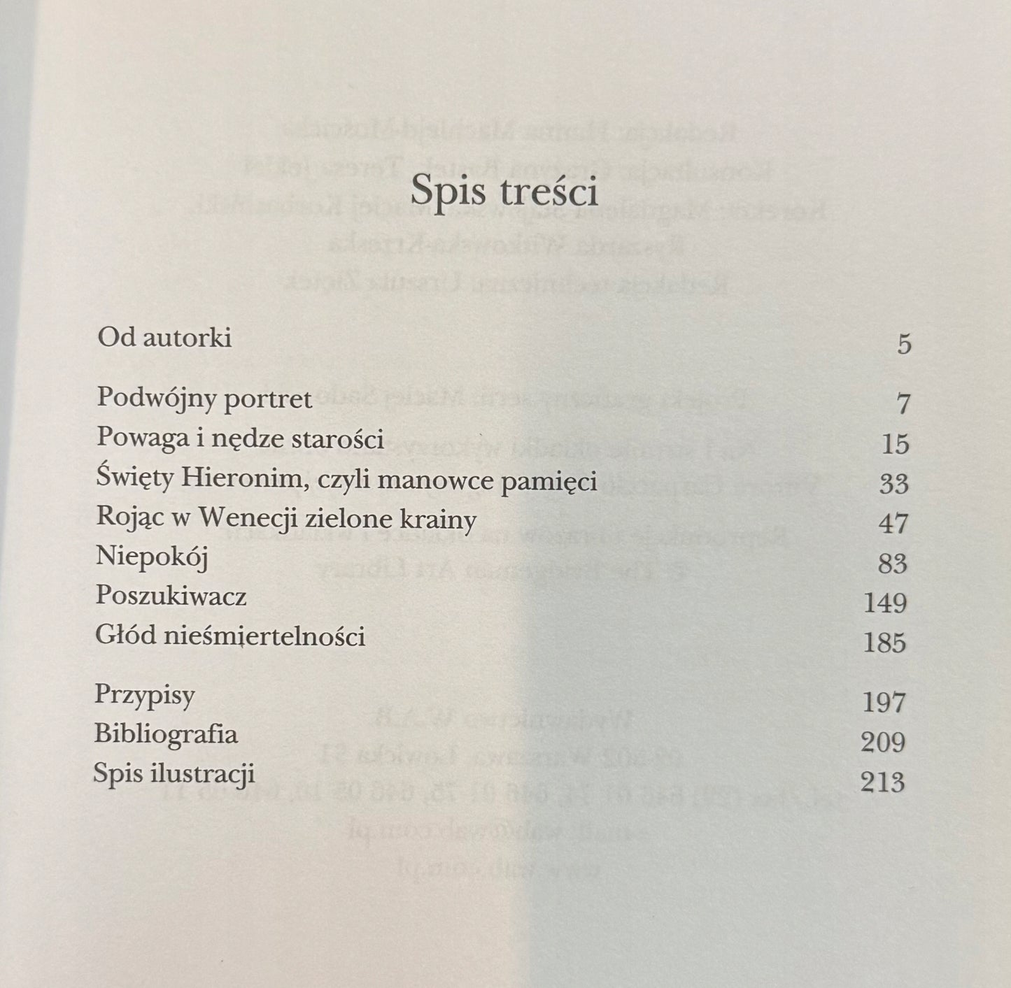 Weneckie tęsknoty Joanna Pollakówna