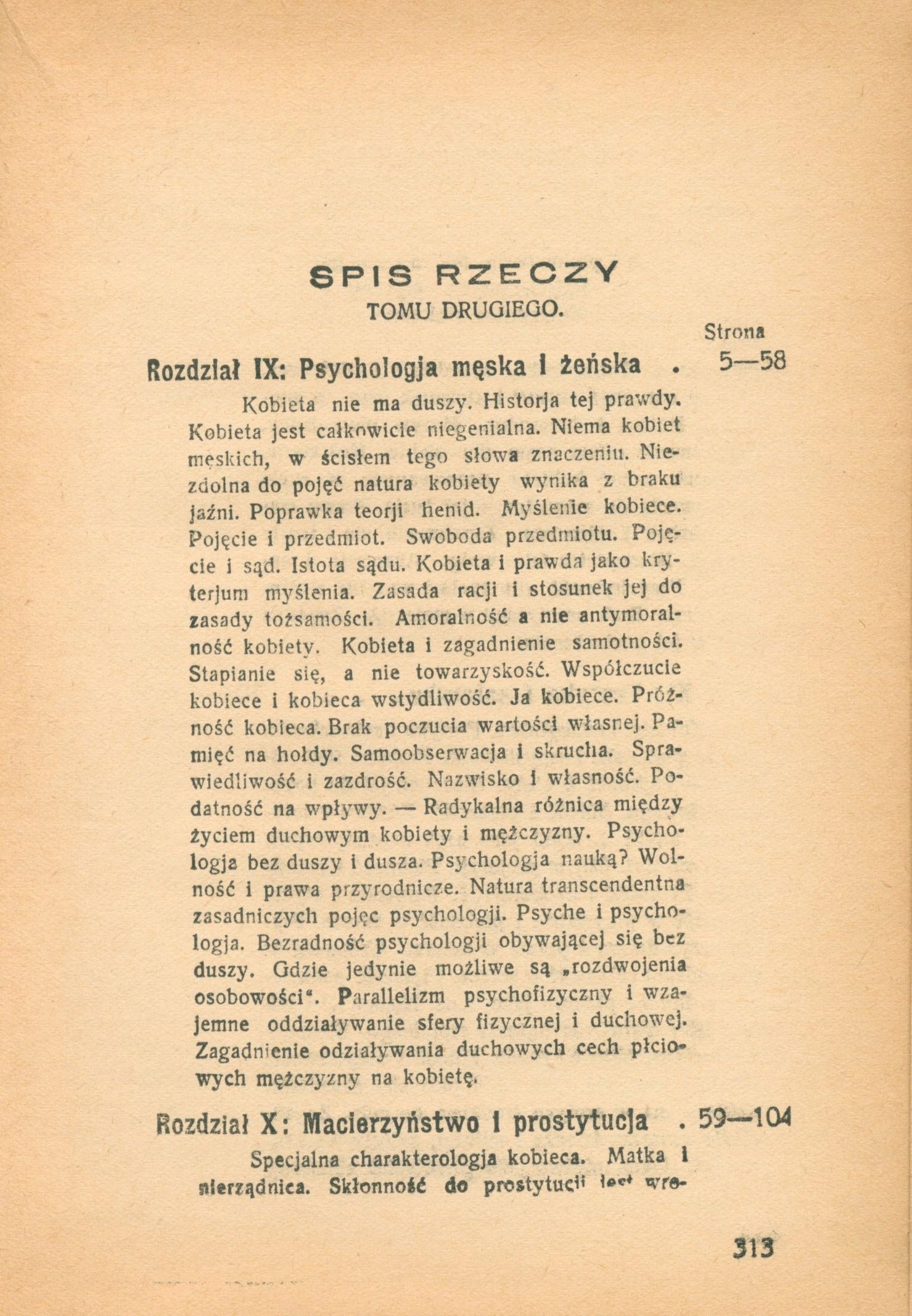 Weininger Otto - Płeć i charakter: rozbiór zasadniczy, t. II [1930]