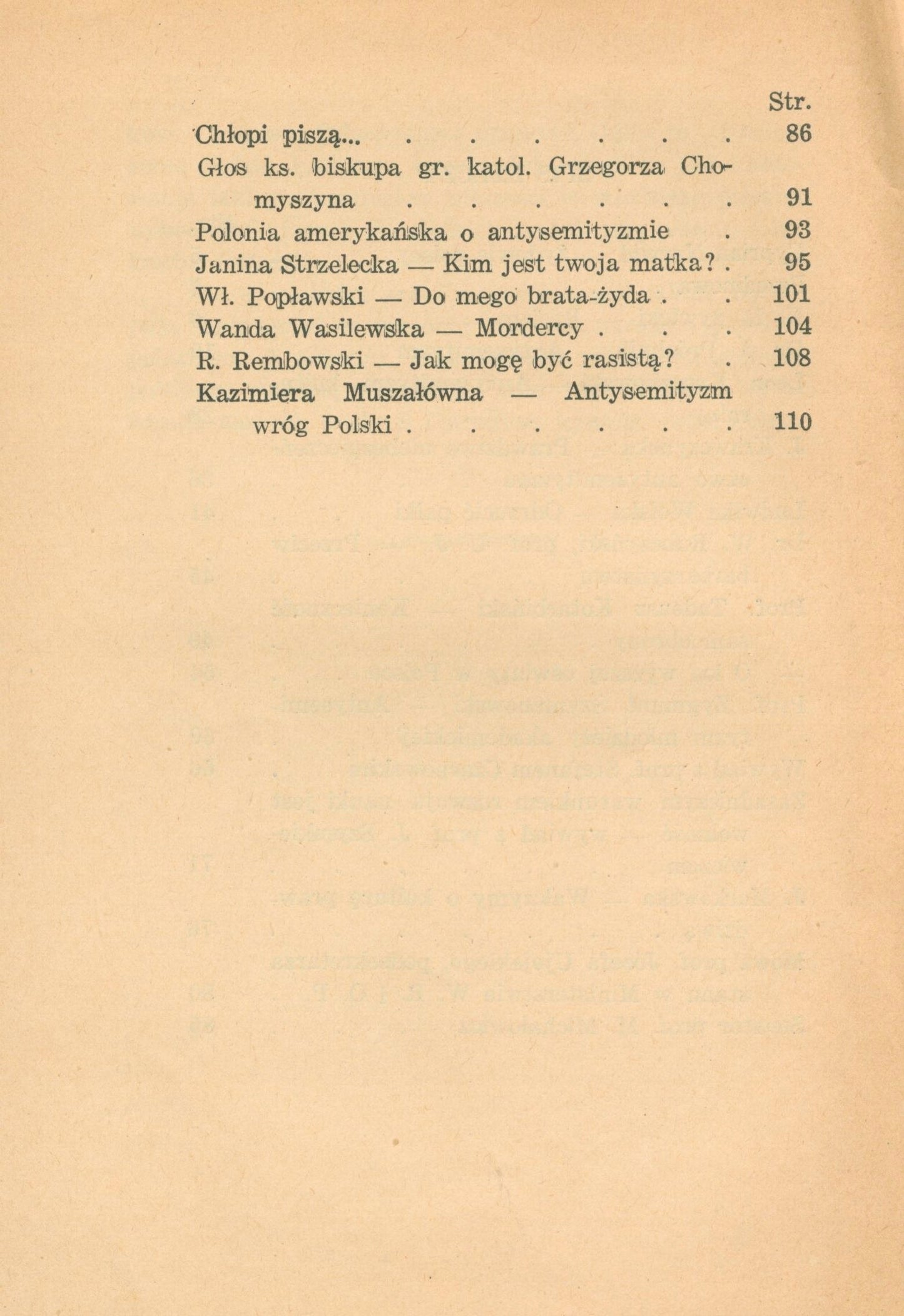 Polacy o Żydach. Zbiór artykułów z przedruku [antysemityzm, polski rasizm]