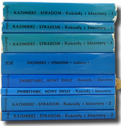 Zestaw 8 książek Katalog Zabytków Sztuki Kraków [tom IV części IV-VII]