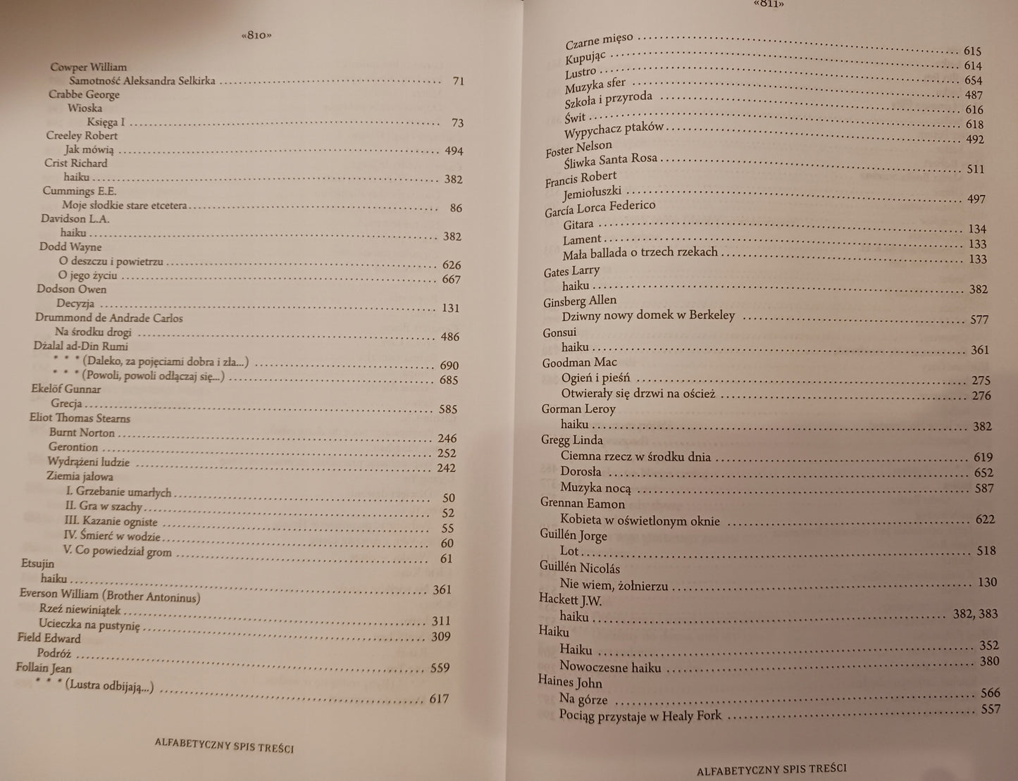 Przekłady poetyckie wszystkie Czesław Miłosz