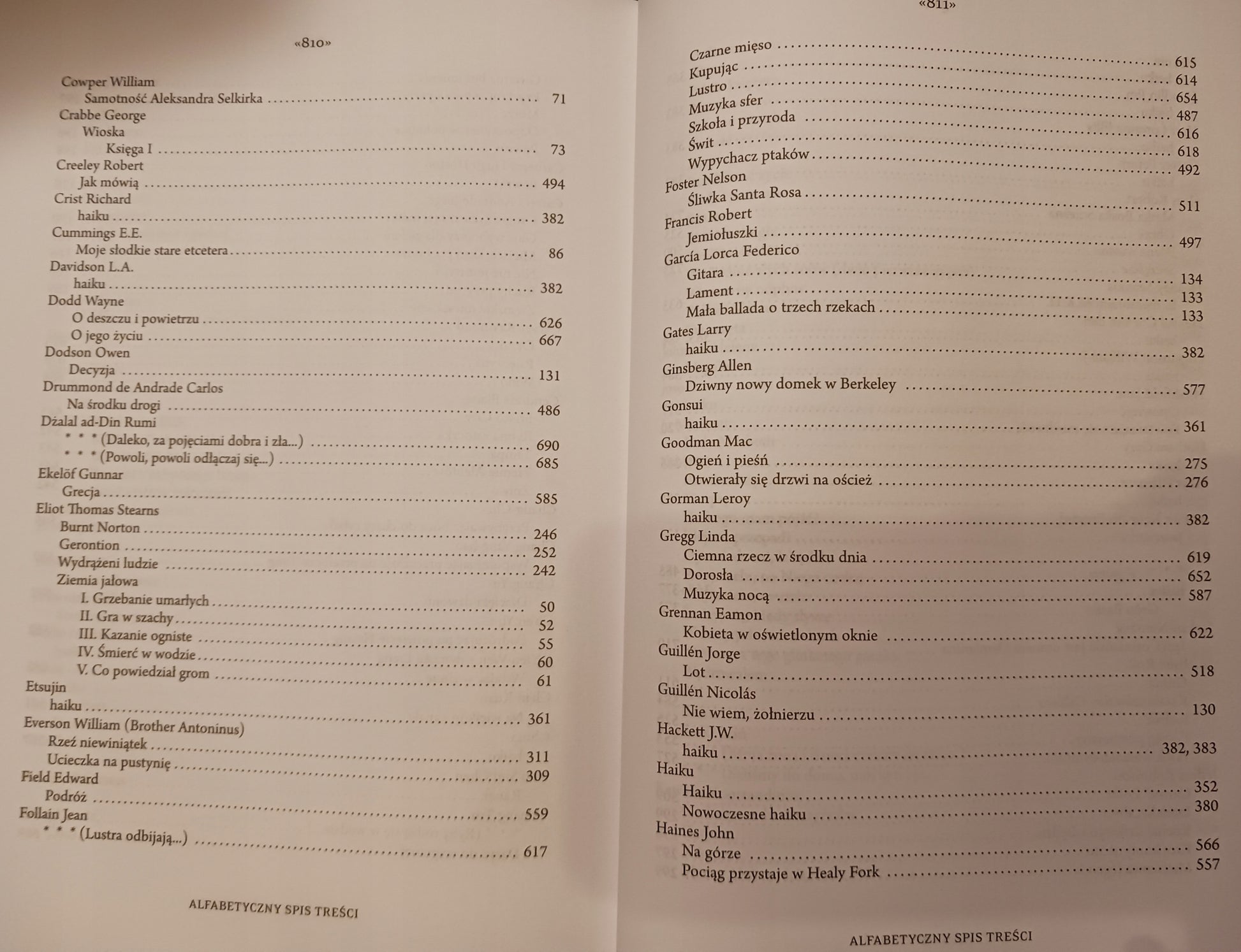 Przekłady poetyckie wszystkie Czesław Miłosz