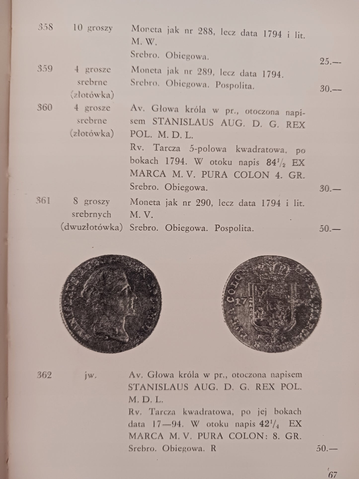 Katalog monet polskich 1765-1864 Tadeusz Jabłoński, Władysław Terlecki