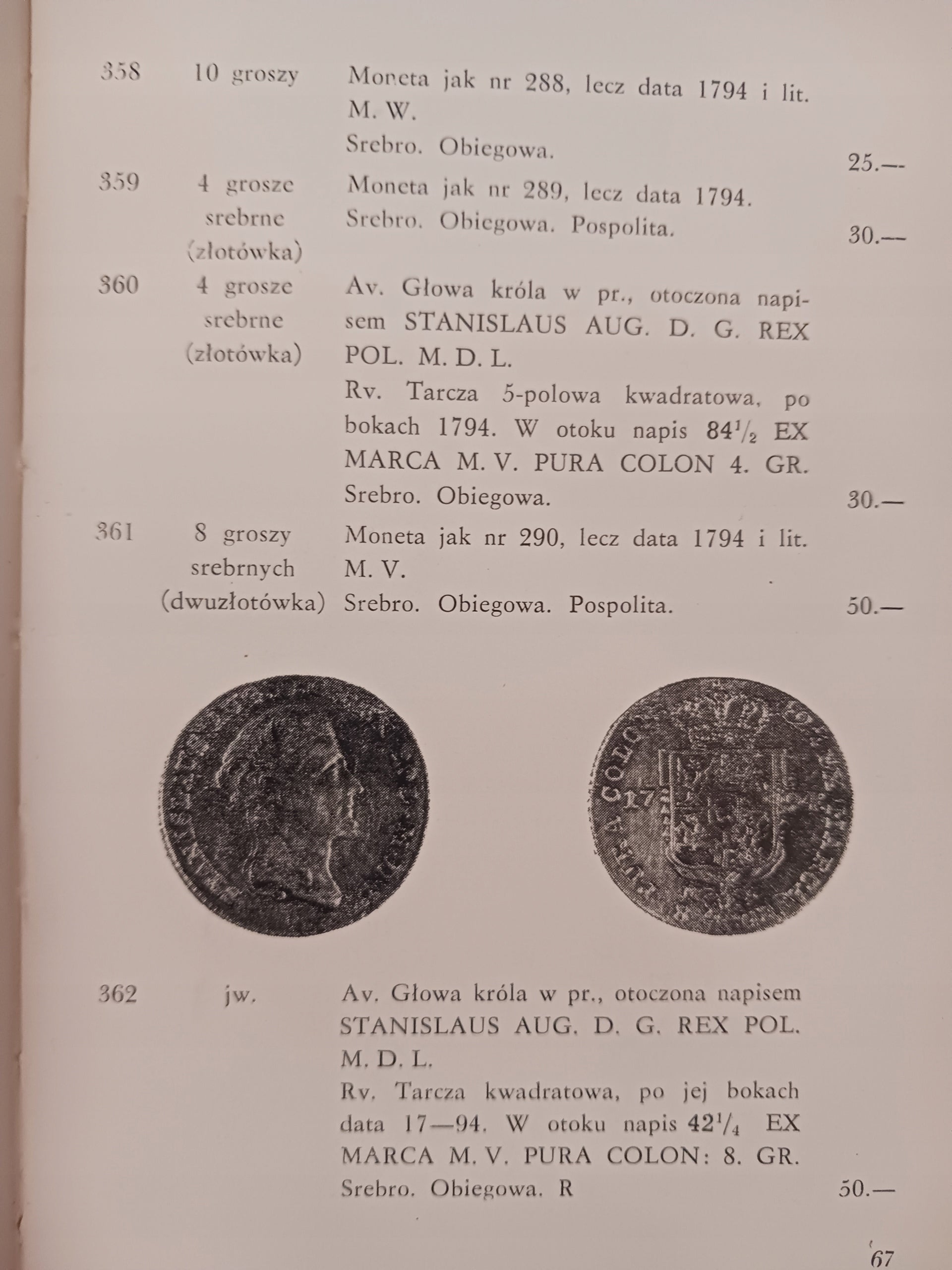 Katalog monet polskich 1765-1864 Tadeusz Jabłoński, Władysław Terlecki