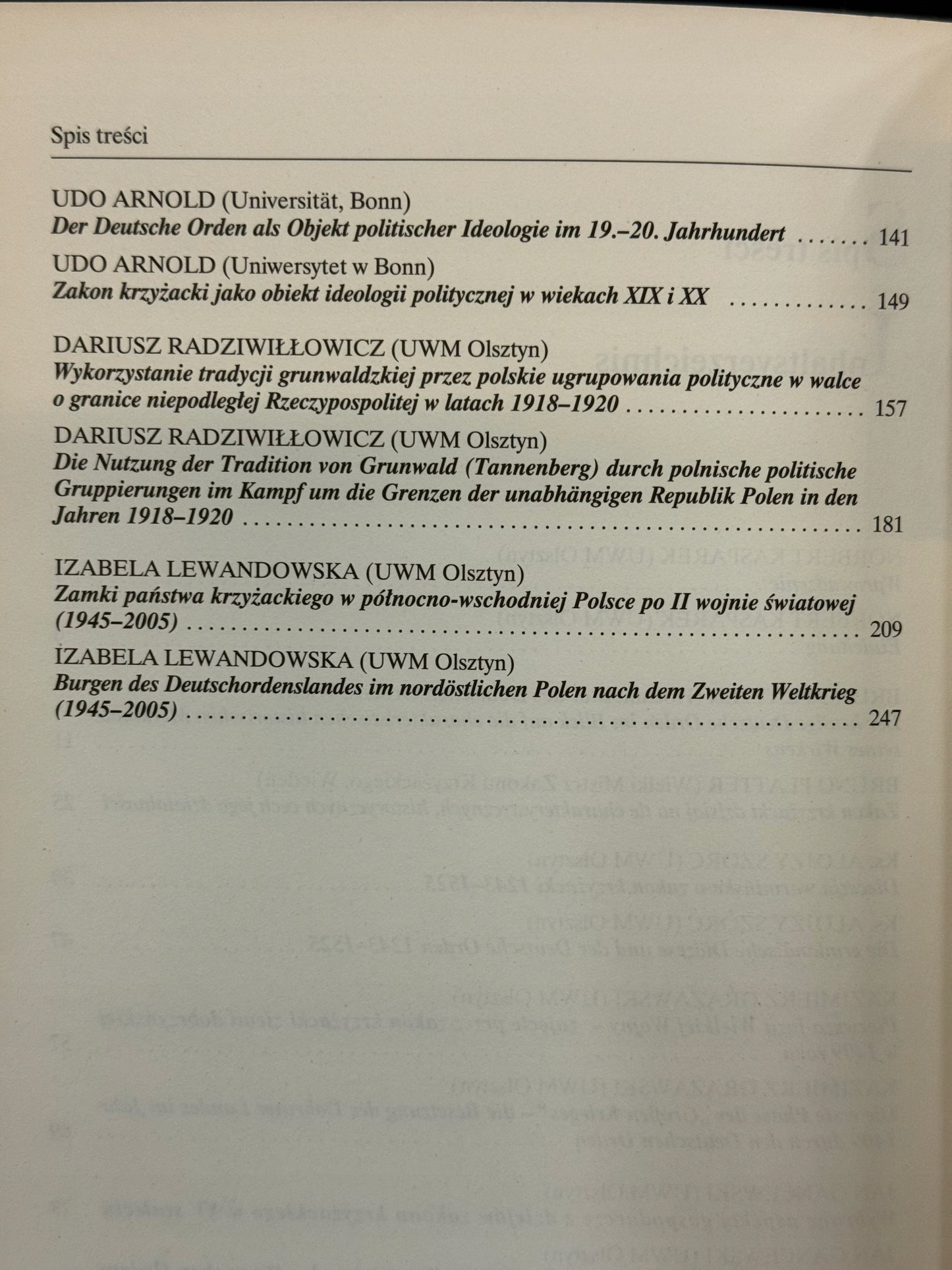Zakon krzyżacki w historii, ideologii i działaniu (po polsku i niemiecku)