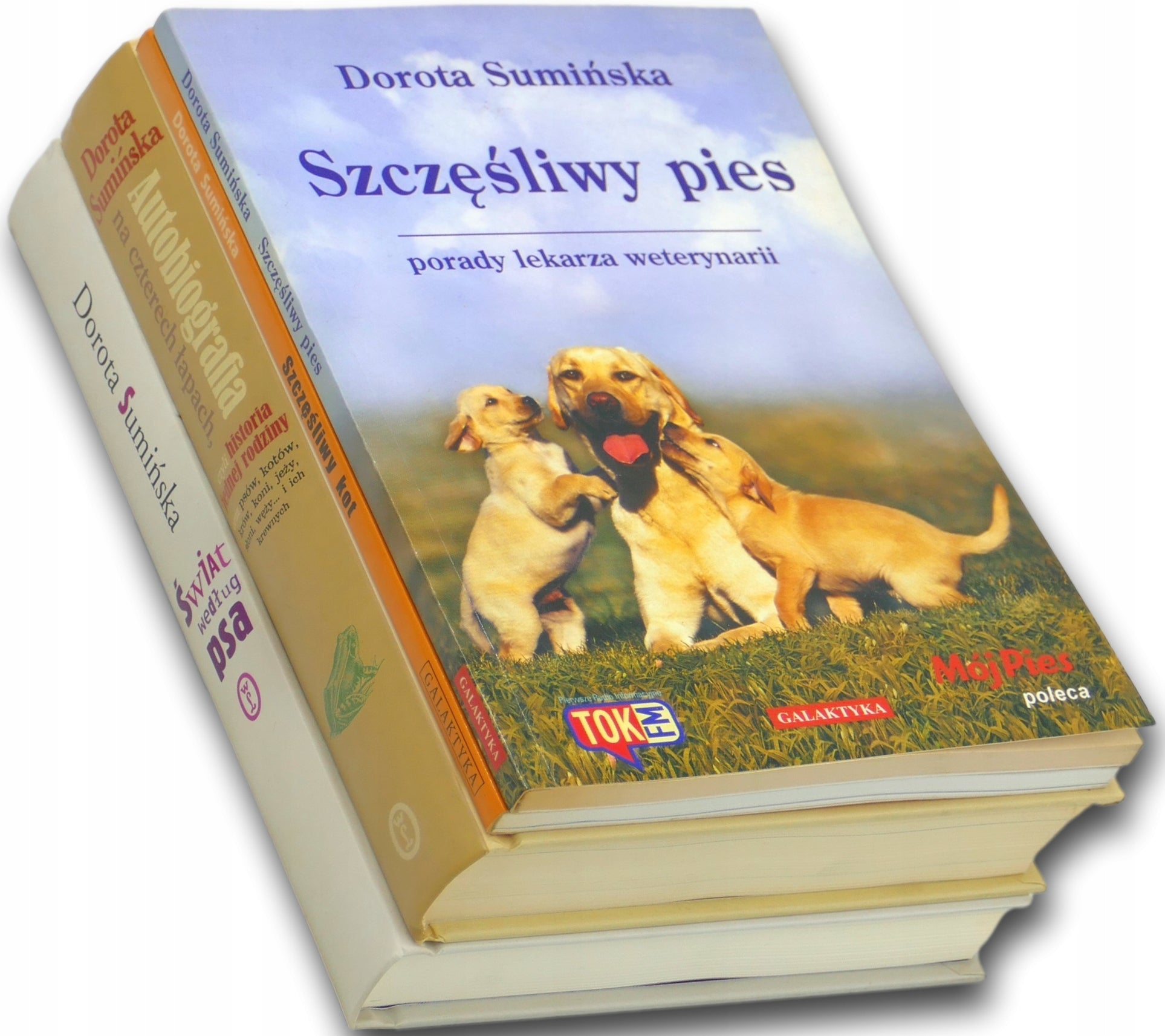 DOROTA SUMIŃSKA x4 Szczęśliwy pies, Szczęśliwy kot, Świat według psa...