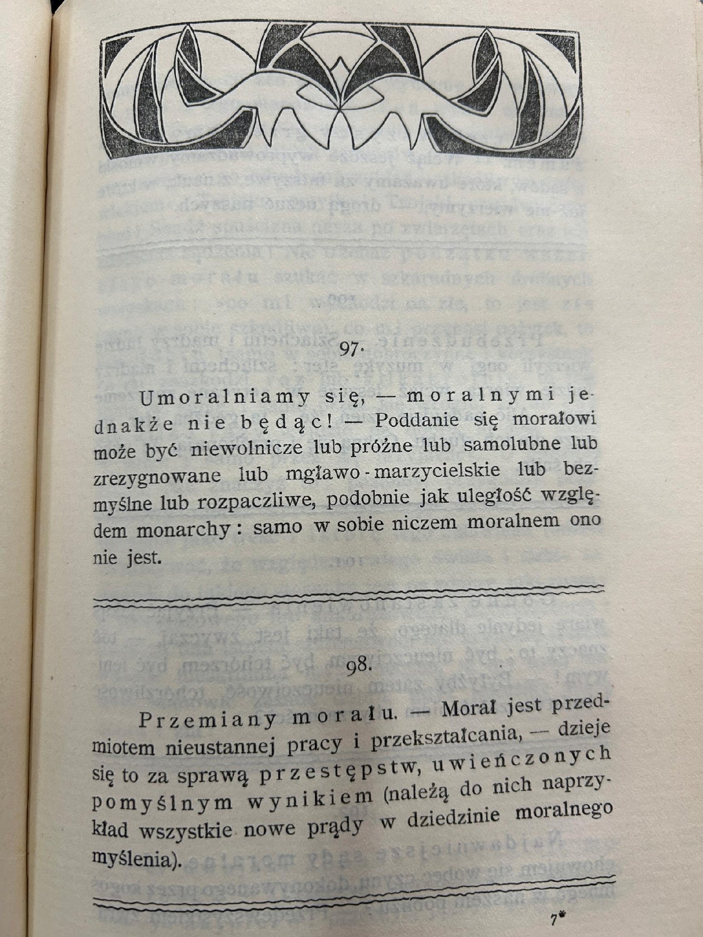 Jutrzenka. Myśli o przesądach moralnych - Fryderyk Nietzsche [1907 r.]