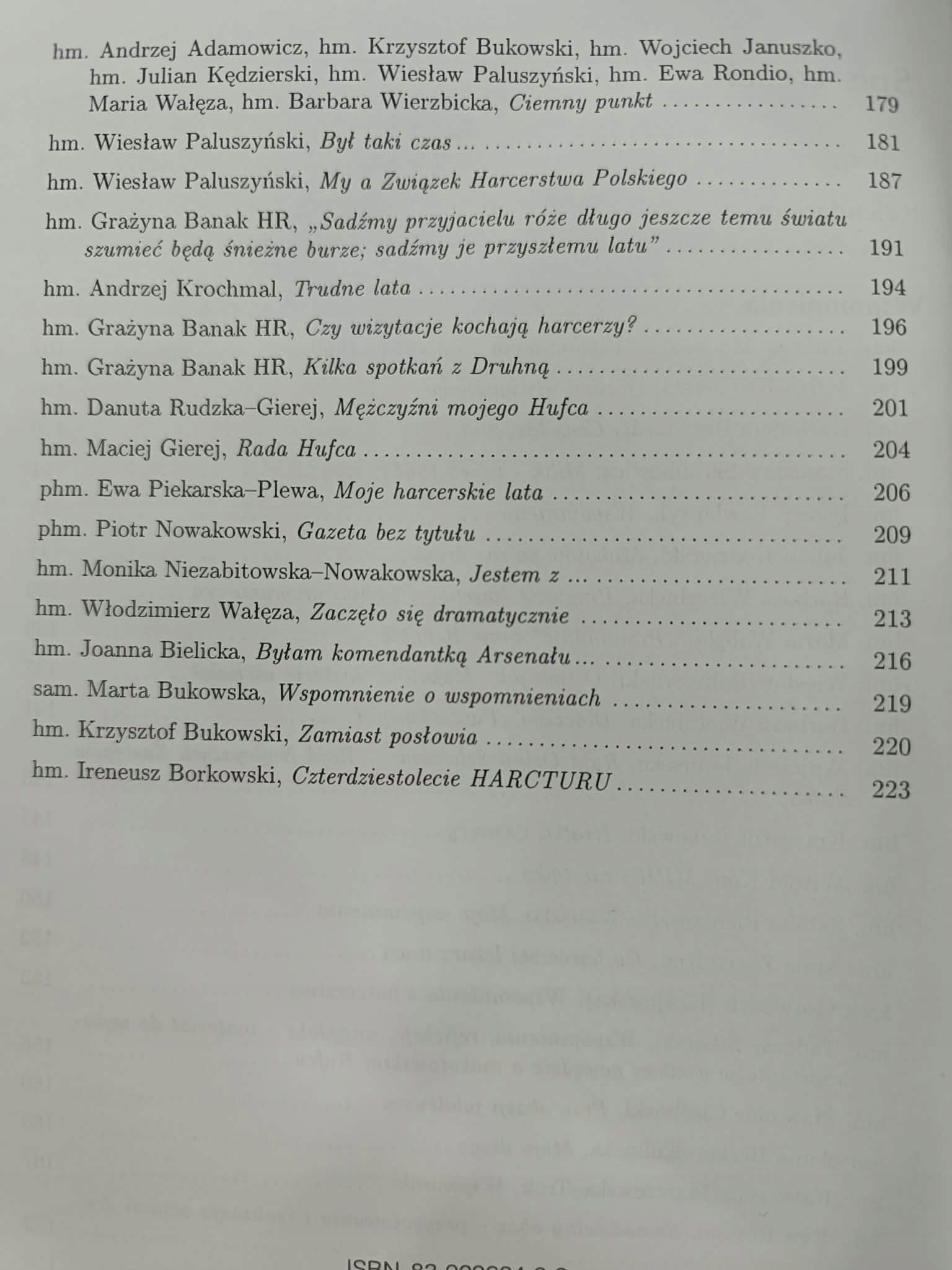 Nasz hufiec jakim go pamiętamy, Praca zbiorowa