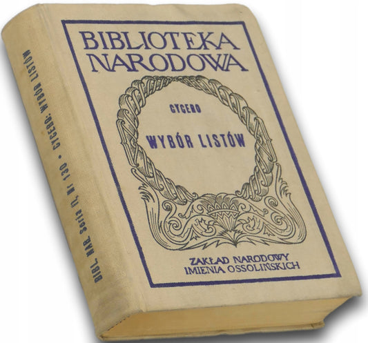 Wybór listów, Marek Tulliusz Cycero [Biblioteka Narodowa]