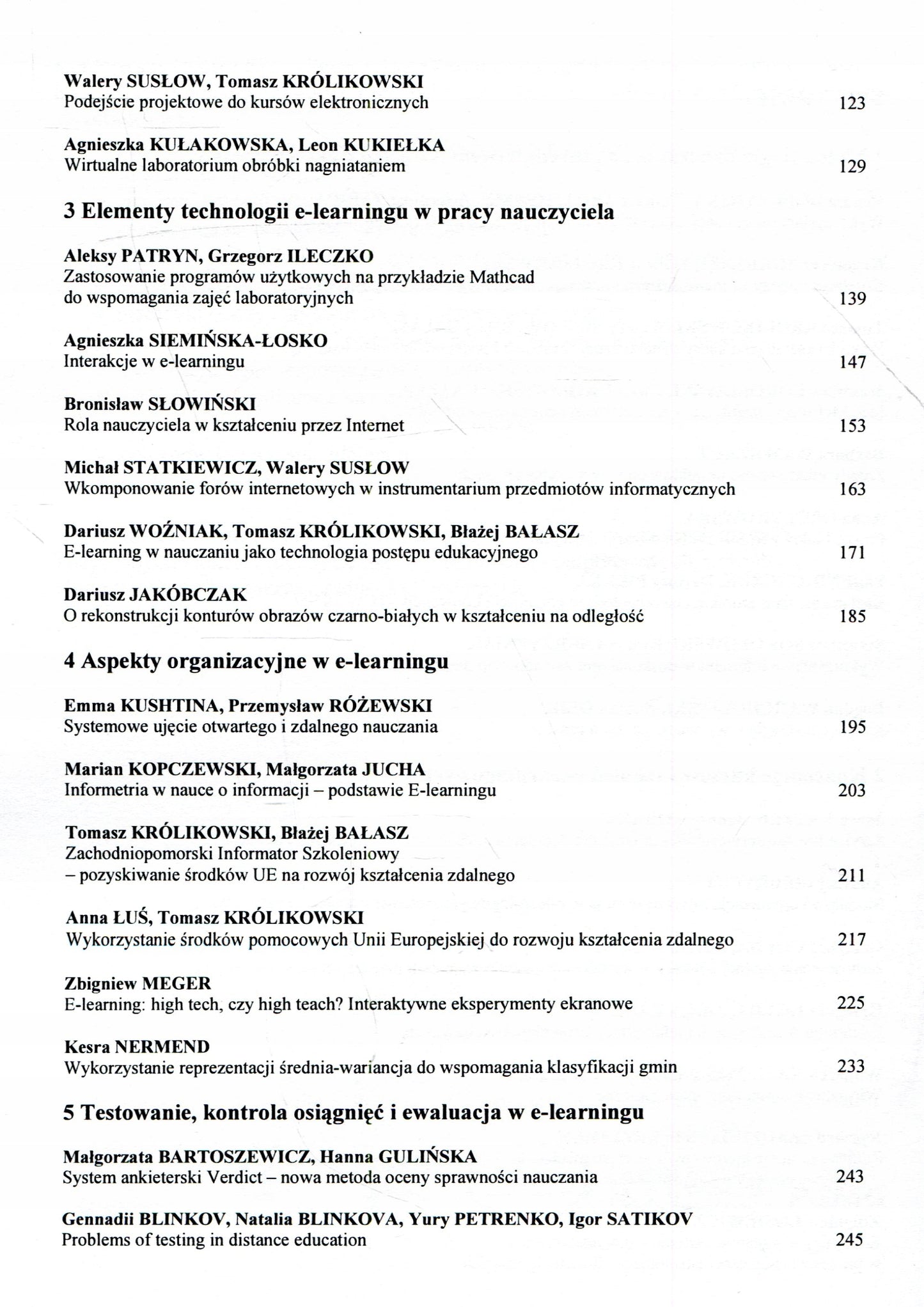 Nowe technologie w kształceniu na odległość. Praca zbiorowa