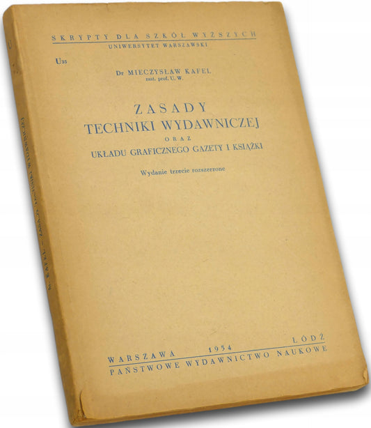 Zasady techniki wydawniczej oraz układu graficznego gazety i książki -Kafel