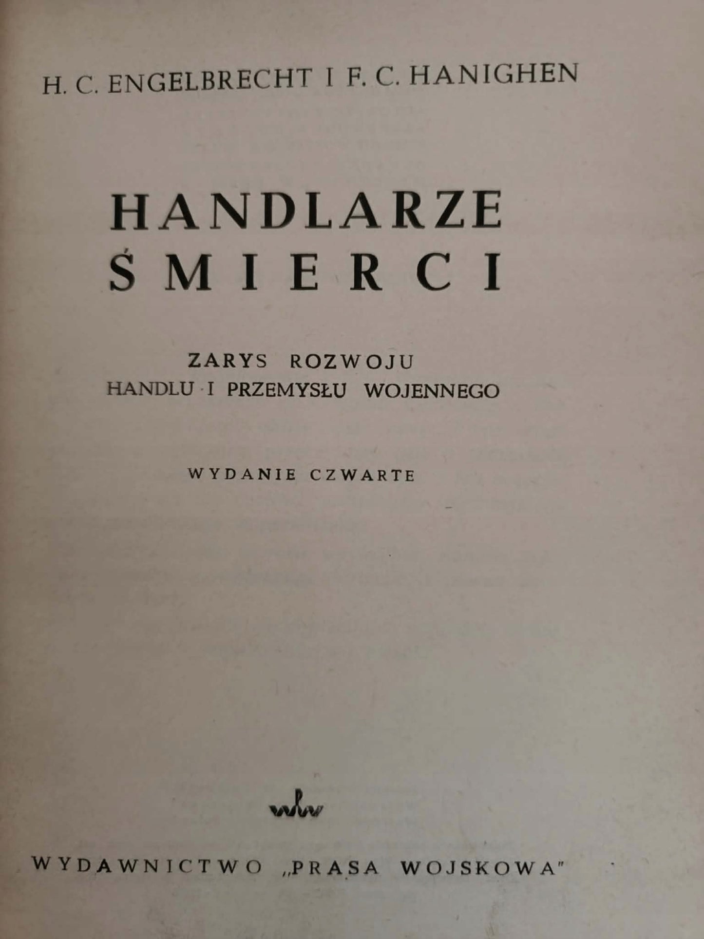 Handlarze śmierci, H. C. Engelbrecht, F. C. Hanighen [1950][okładka Berman]