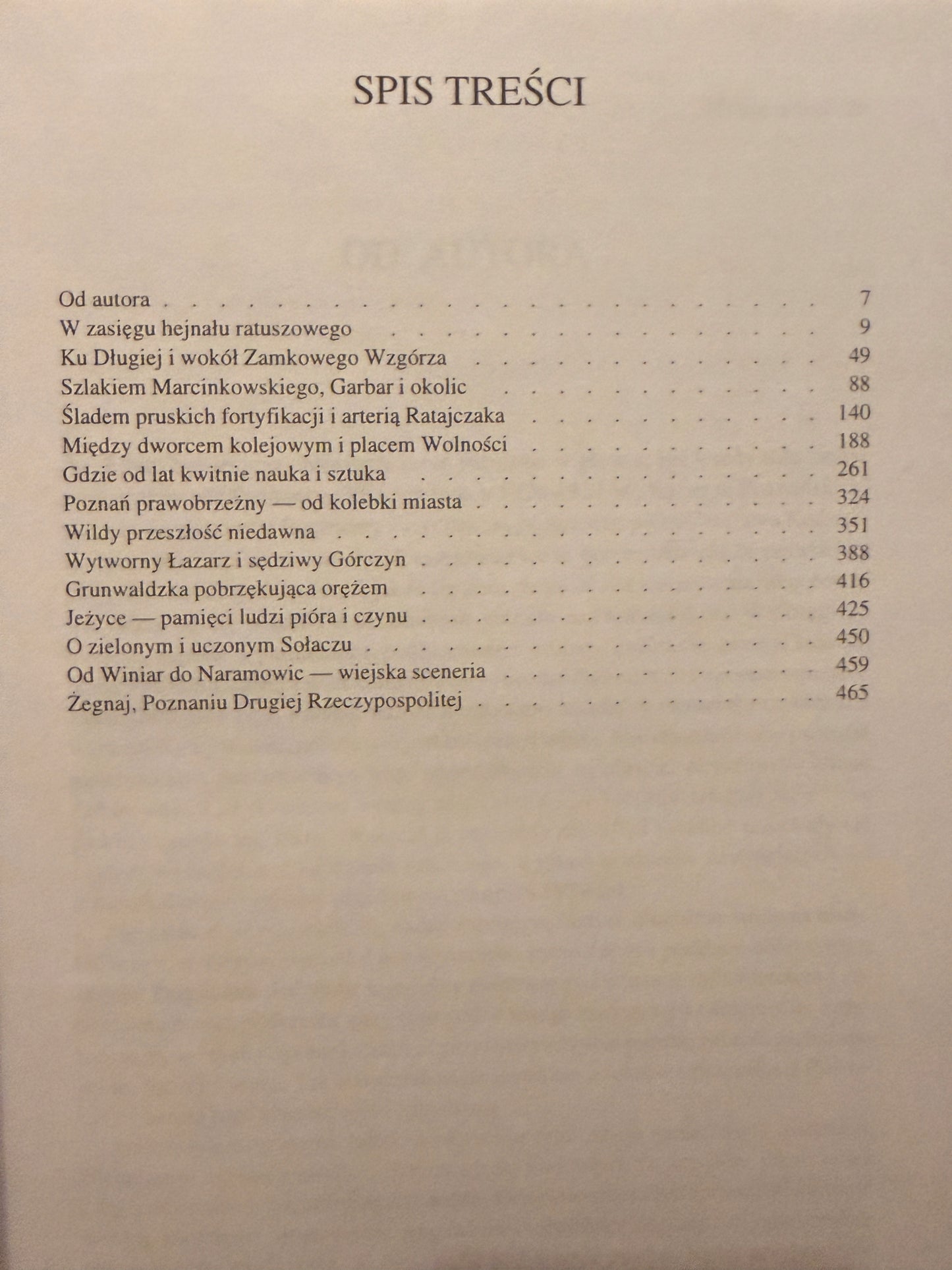Ulicami mojego poznania Zbigniew Zakrzewski