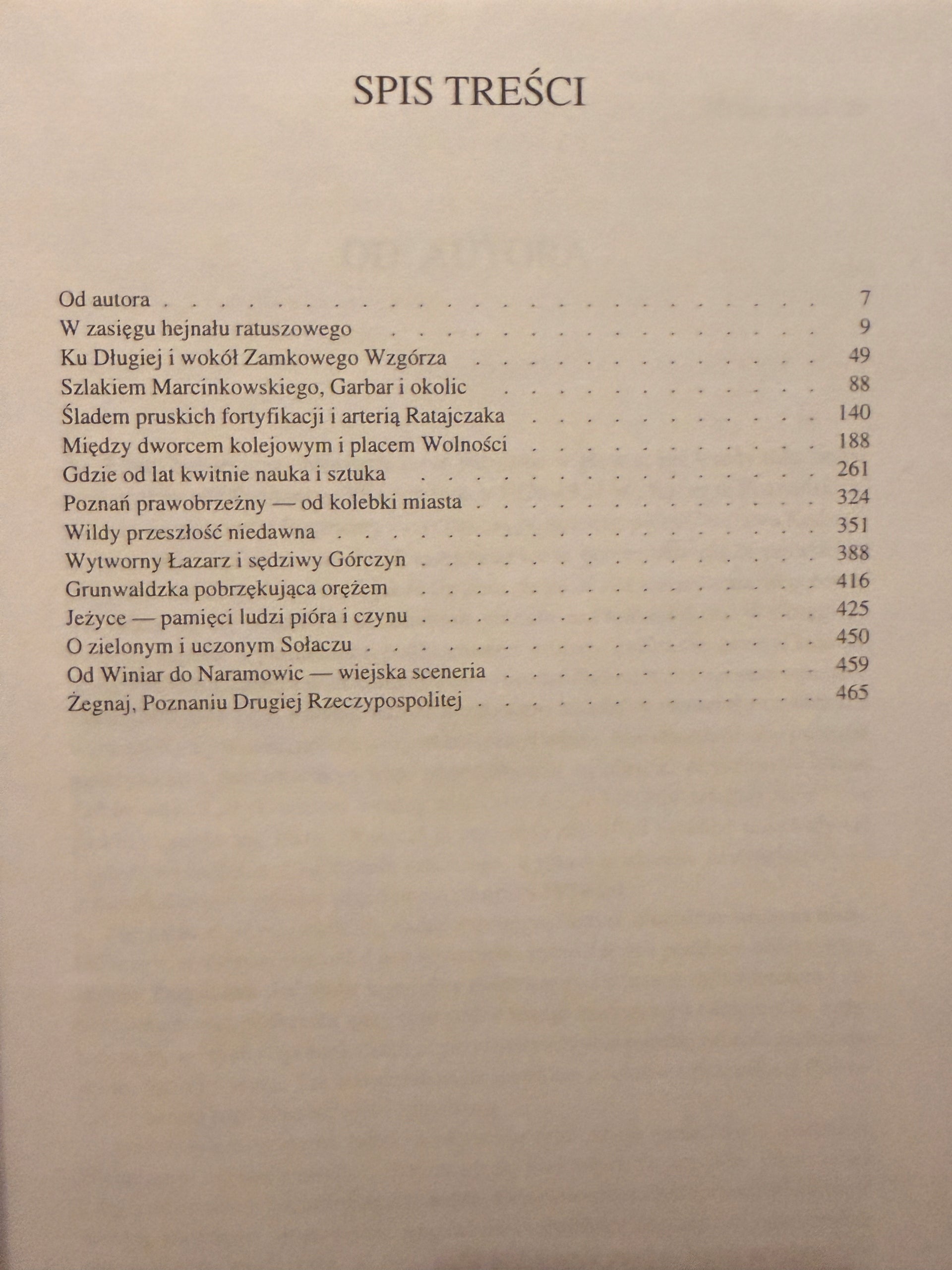 Ulicami mojego poznania Zbigniew Zakrzewski
