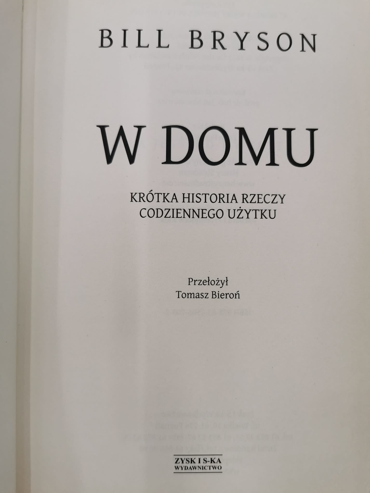 W domu, Bill Bryson