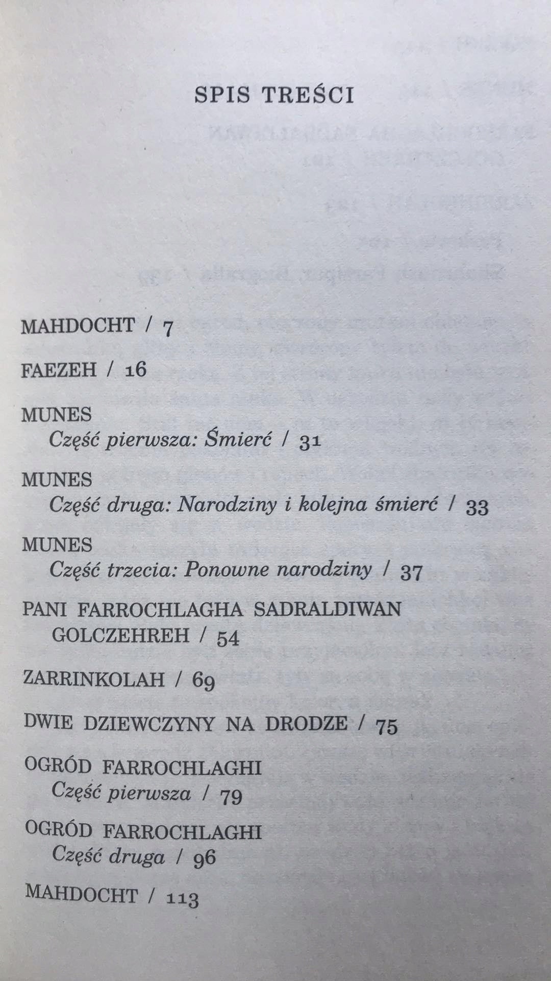 Kobiety bez mężczyzn Shahrnush Parsipur