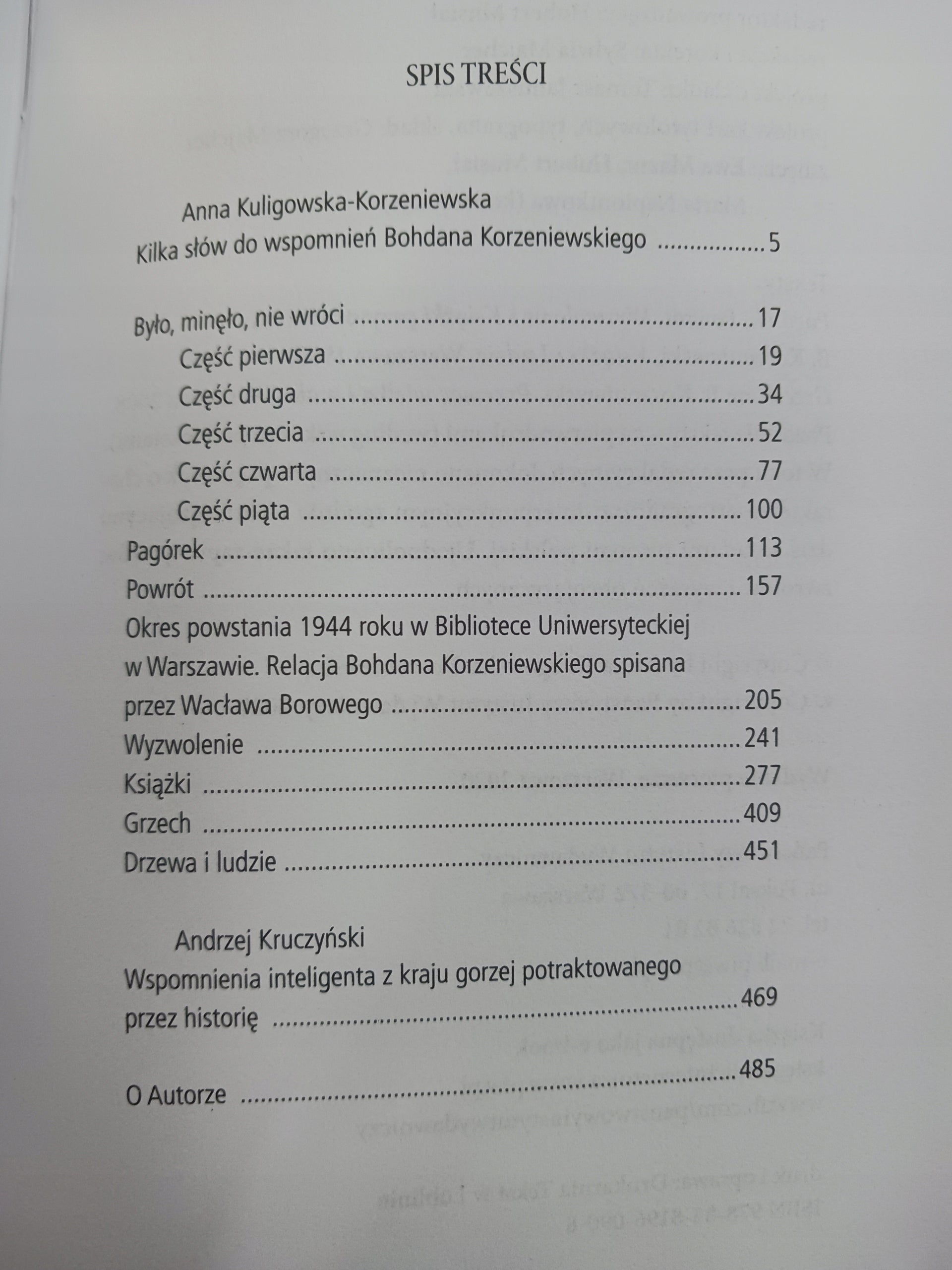 Było, minęło...Wspomnienia Bohdan Korzeniewski