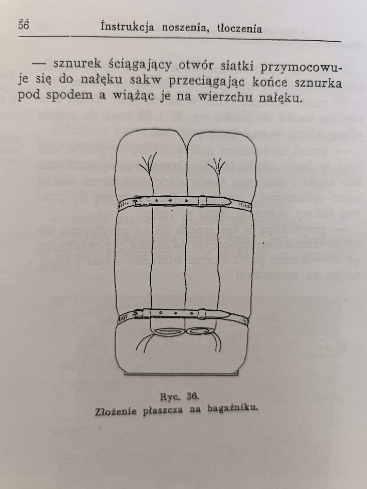 Instrukcja noszenia, troczenia i pakowania wyposażenia w kawalerii [1938]