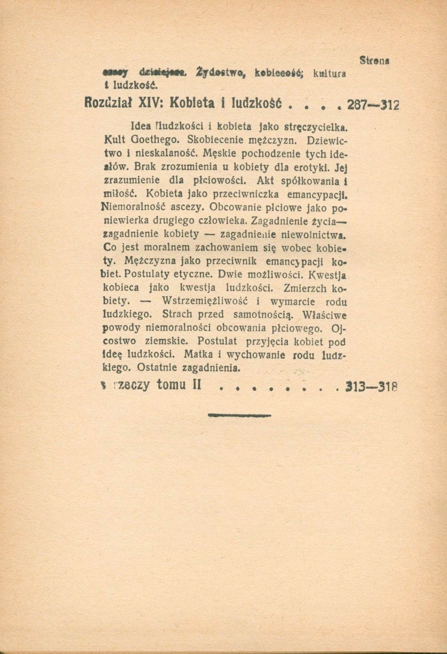 Weininger Otto - Płeć i charakter: rozbiór zasadniczy, t. II [1930]