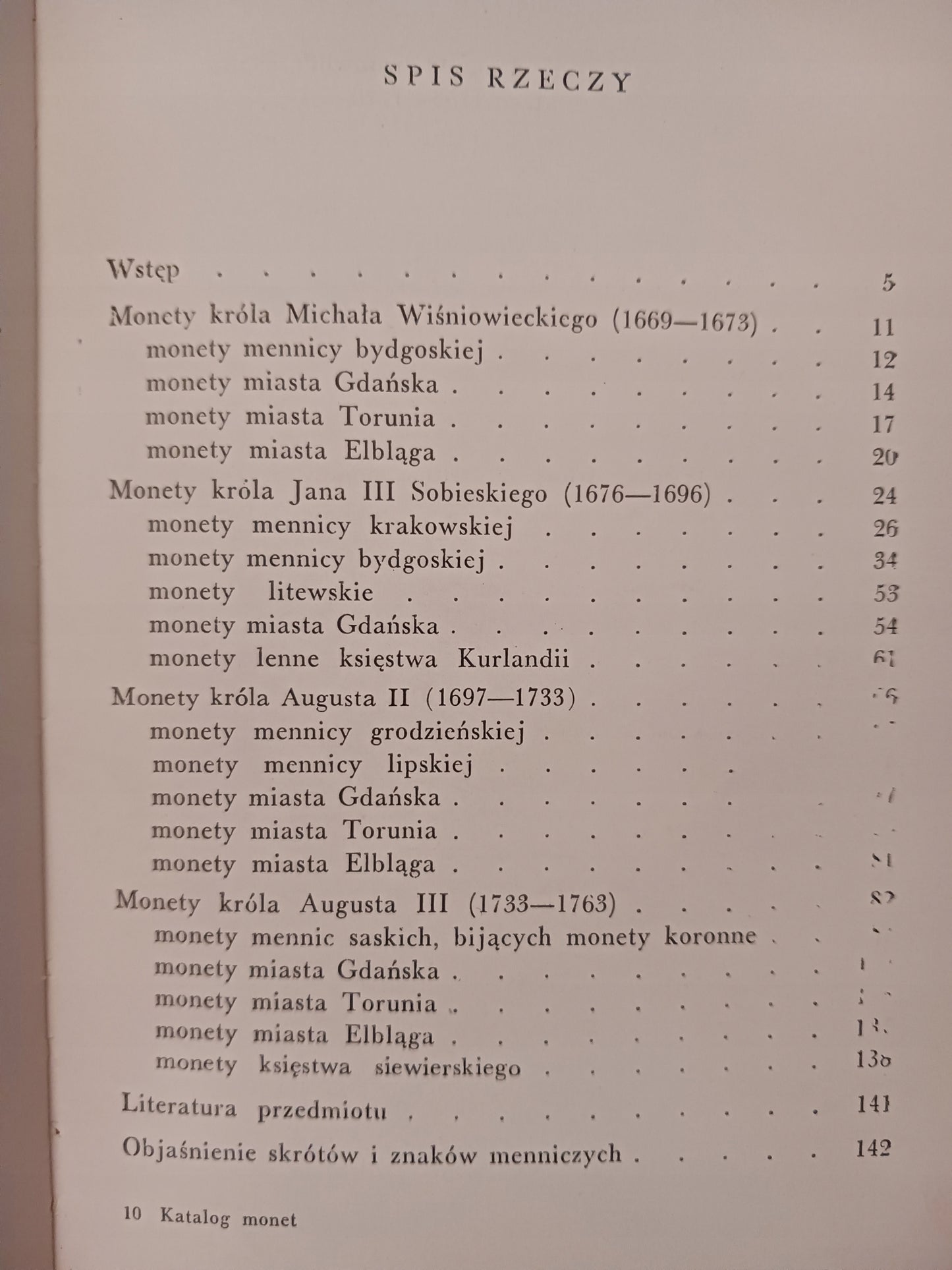 Katalog monet polskich 1669-1763 Tadeusz Jabłoński, Władysław Terlecki