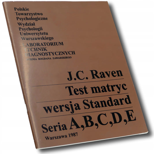 Test matryc wesja standard, J. C. Raven [1987]