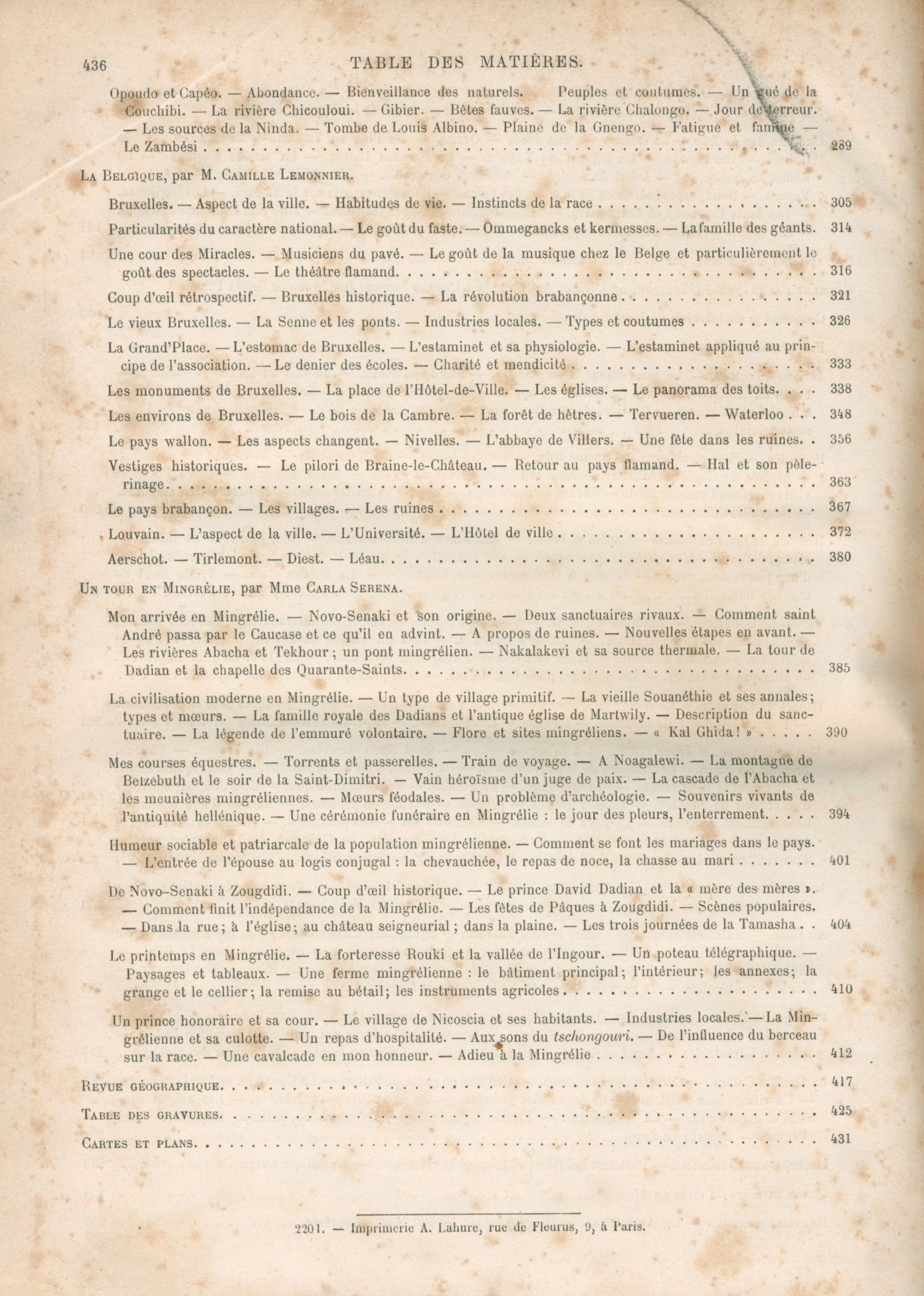 Charton Édouard Le Tour du Mond [mapa Tatr, tekst o Podhalu, 1881]