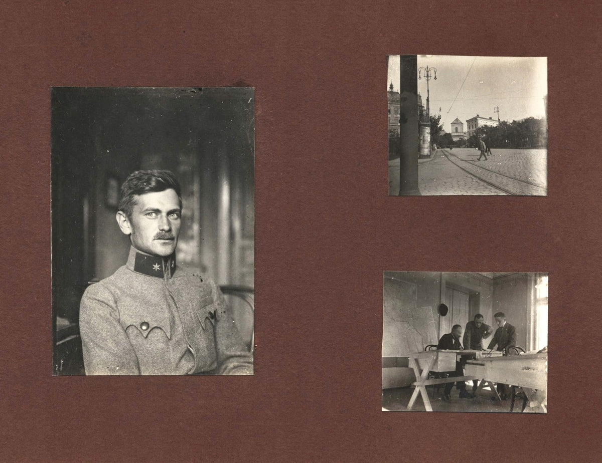 ALBUM ZE ZDJĘCIAMI. W Galicji wschodniej i we Lwowie 1917-1918 [unikat]