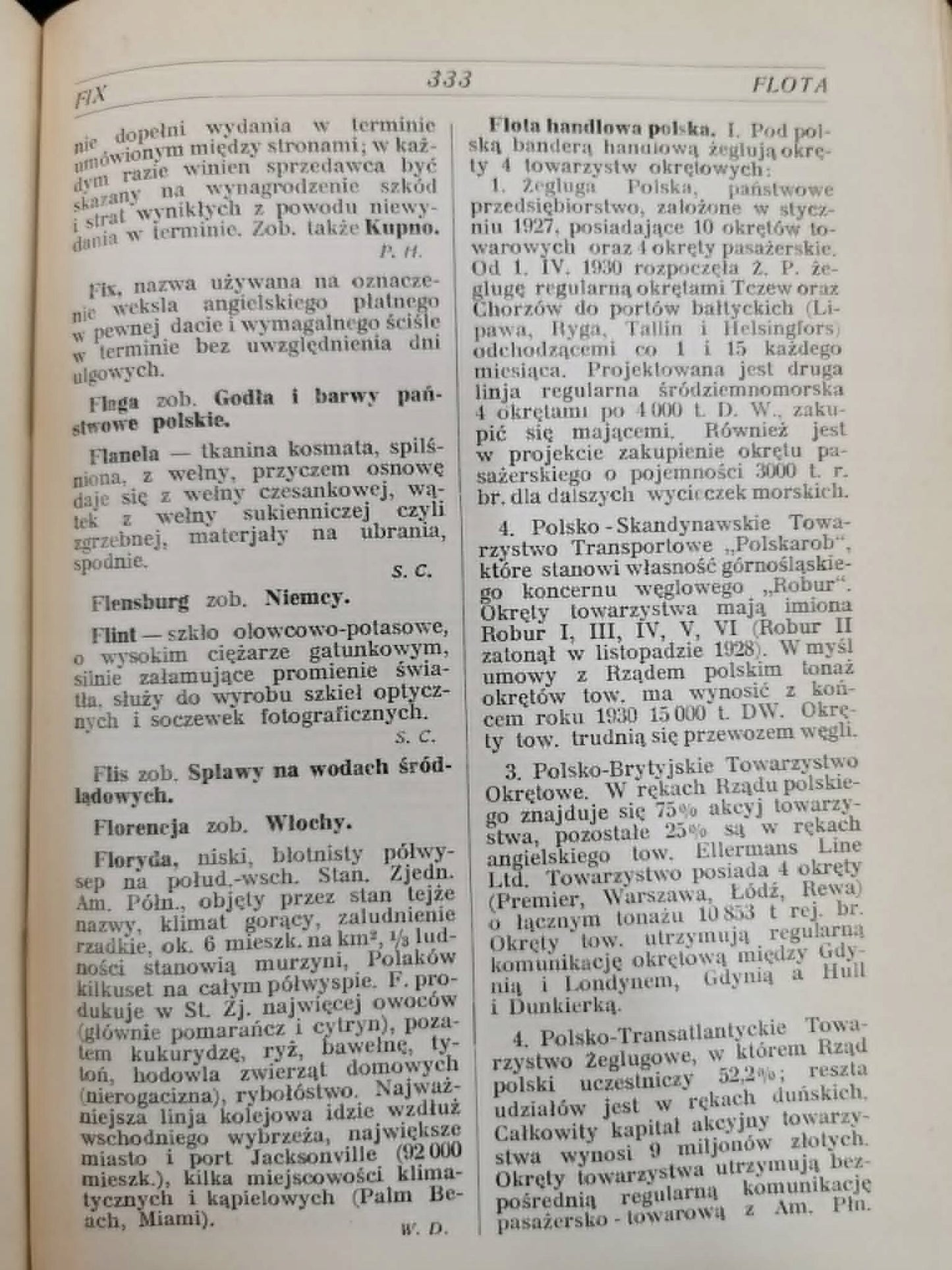 Podręczna Encyklopedia Handlowa, dr S. Waschka, B. Olszewicz