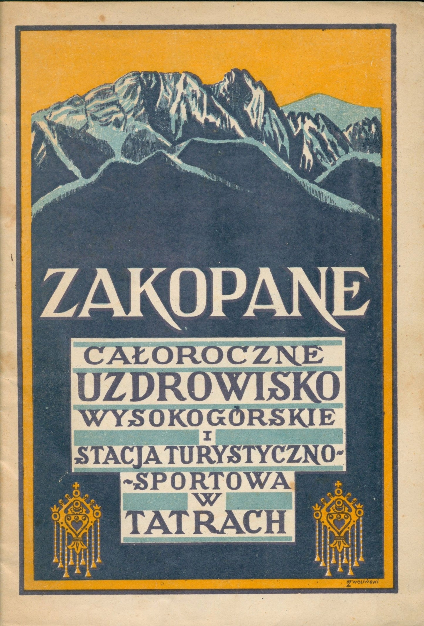 Zakopane [skreślił i ilustrował Tadeusz Zwoliński] [Zakopane 1929]