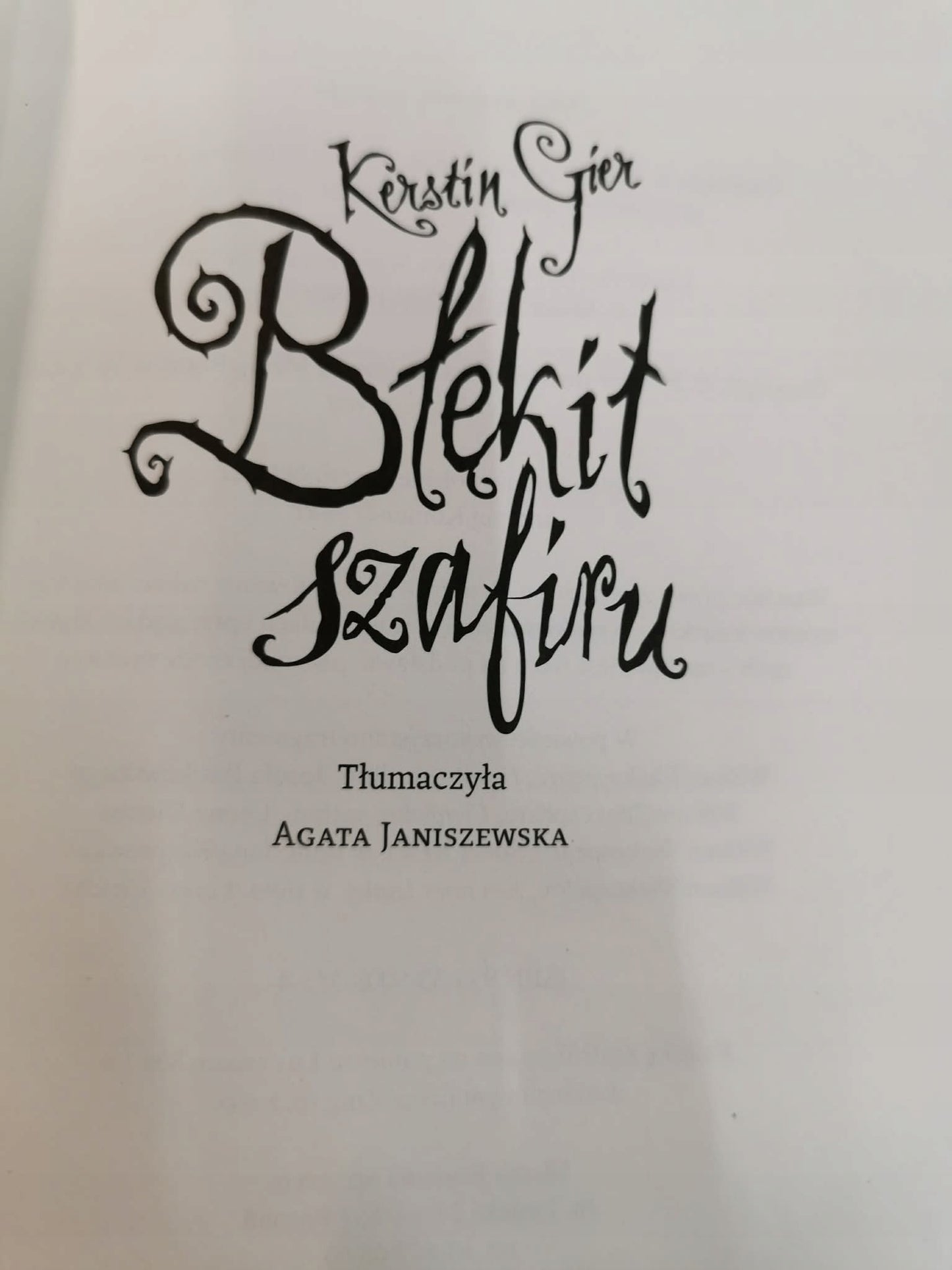 Trylogia Czasu: Czerwień rubinu/ Błękit szafiru / Zieleń Szmaragdu, K. Gier
