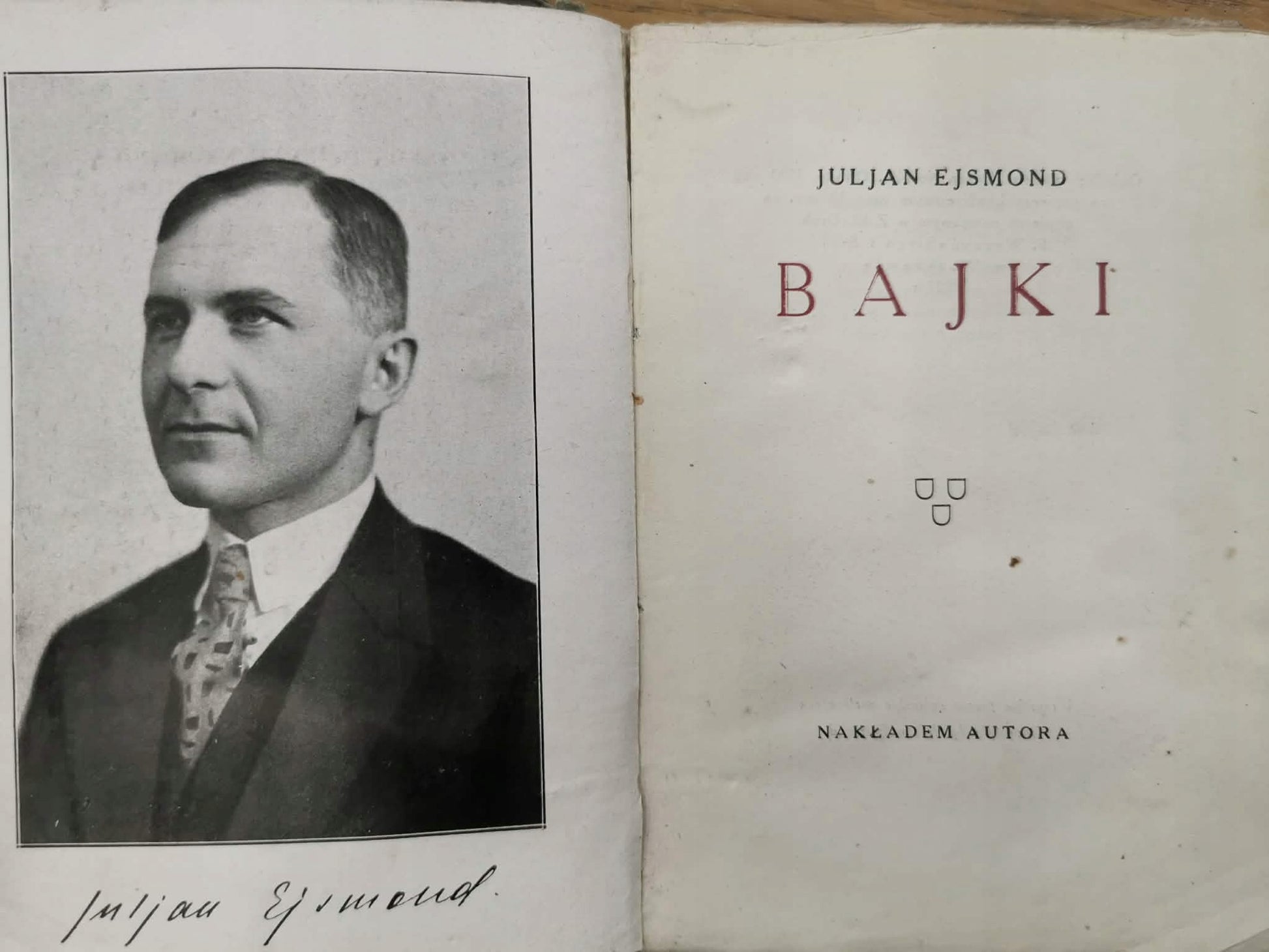 Bajki, J. Ejsmond [1927] [okładka S. Norblin] [wydanie pierwsze]