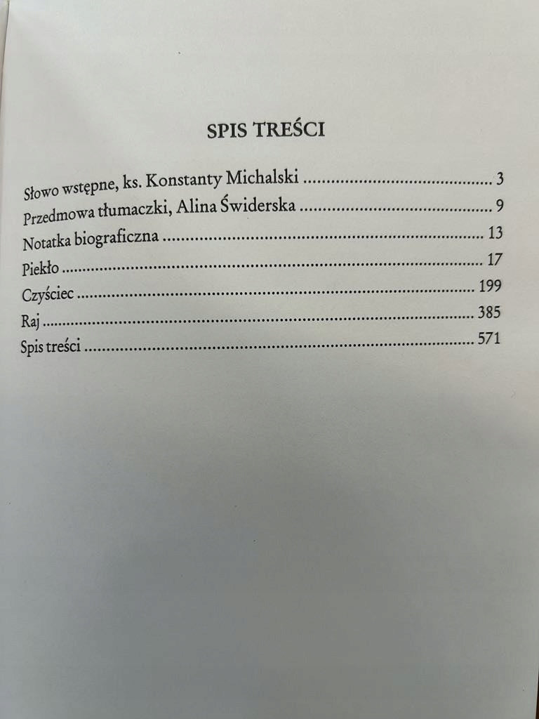 Boska komedia Dante Alighieri [Biblioteka Europejska]