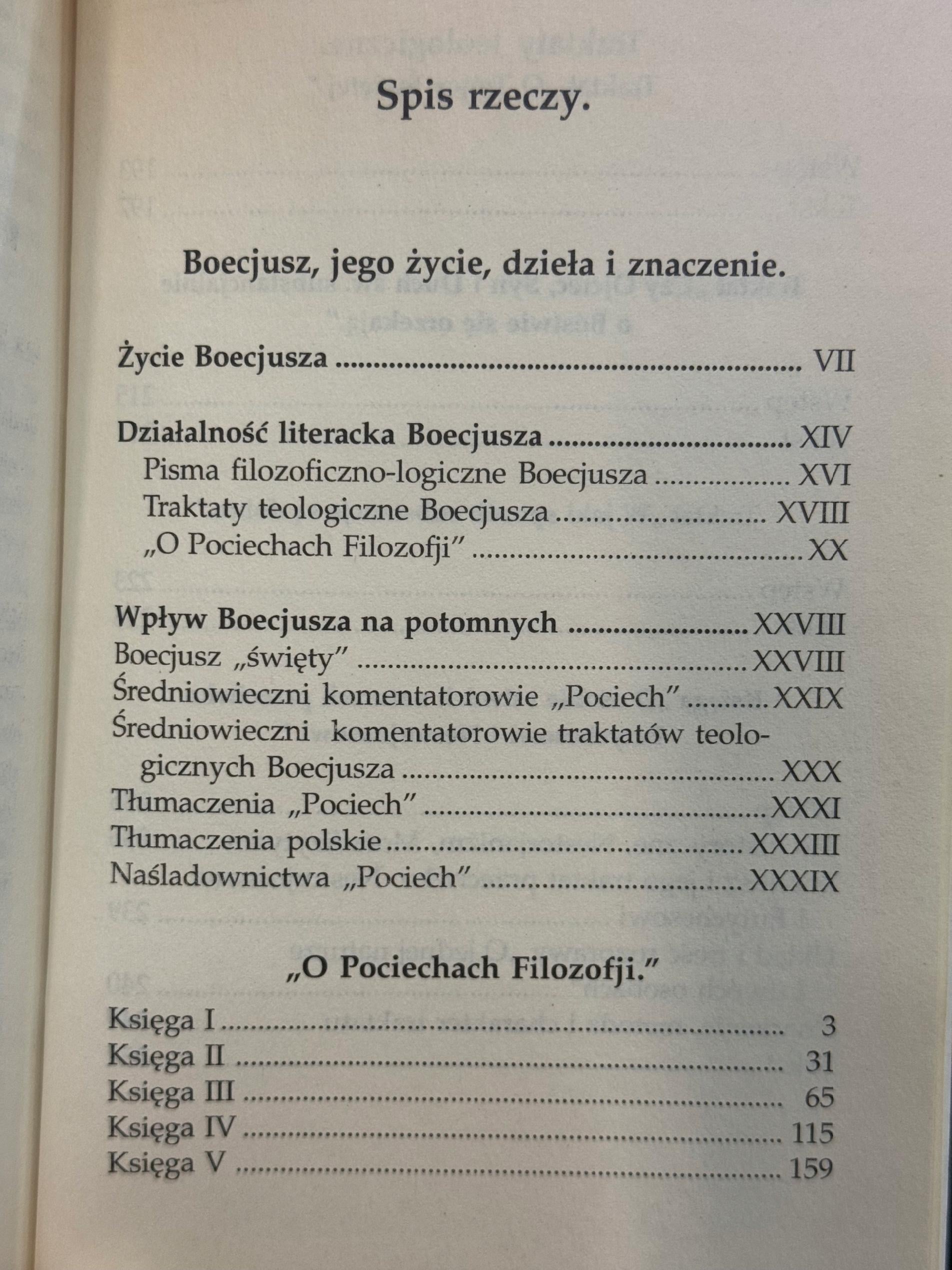 O pociechach filozofii Boecjusz [Arcydzieła Wielkich Myślicieli]