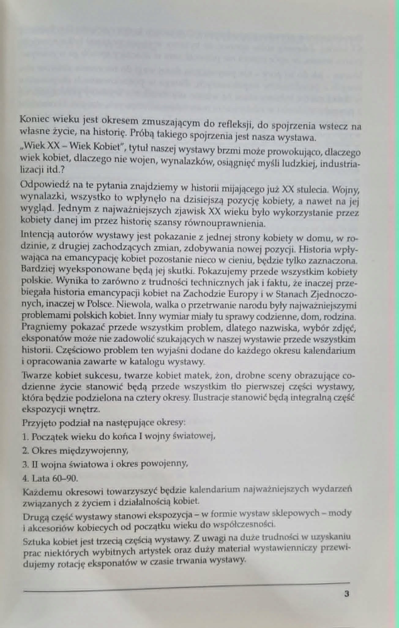 Wiek XX Wiek kobiet Muzeum Okręgowe w Koninie [fotografie]