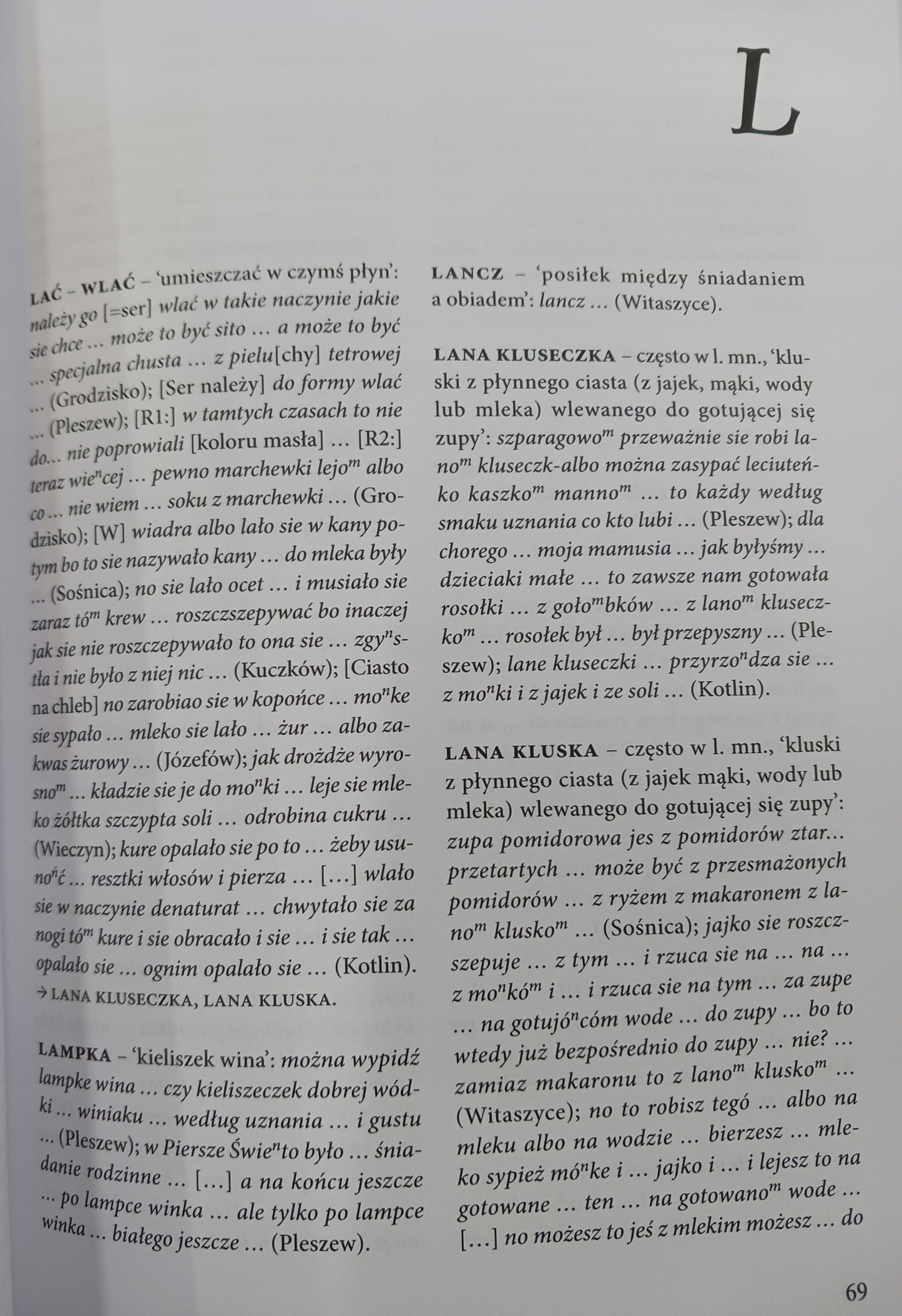 W kuchni u pleszewian. Słownik języka i kultury mieszkańców... P. zbiorowa