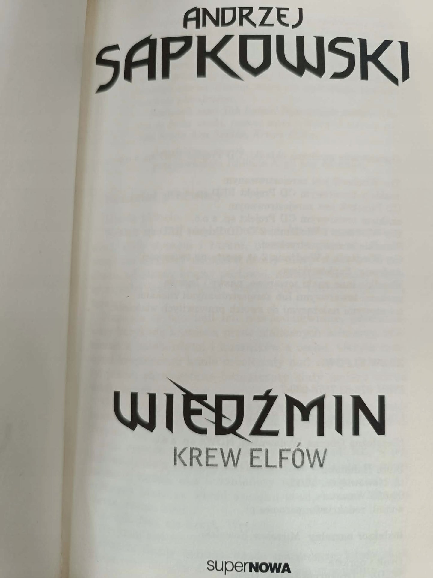 Andrzej Sapkowski, Wiedźmin T. 2-6, SuperNowa x5