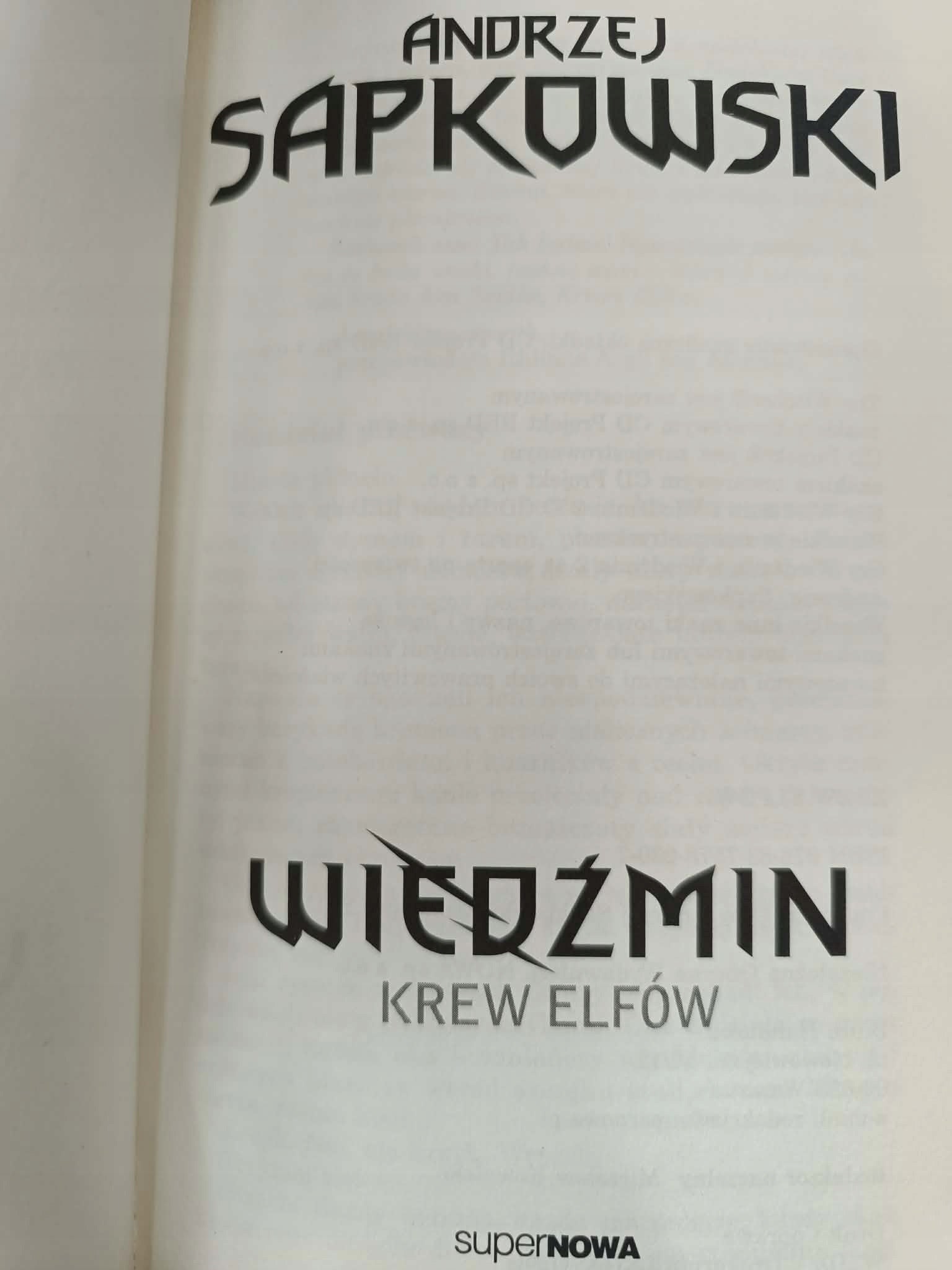 Andrzej Sapkowski, Wiedźmin T. 2-6, SuperNowa x5